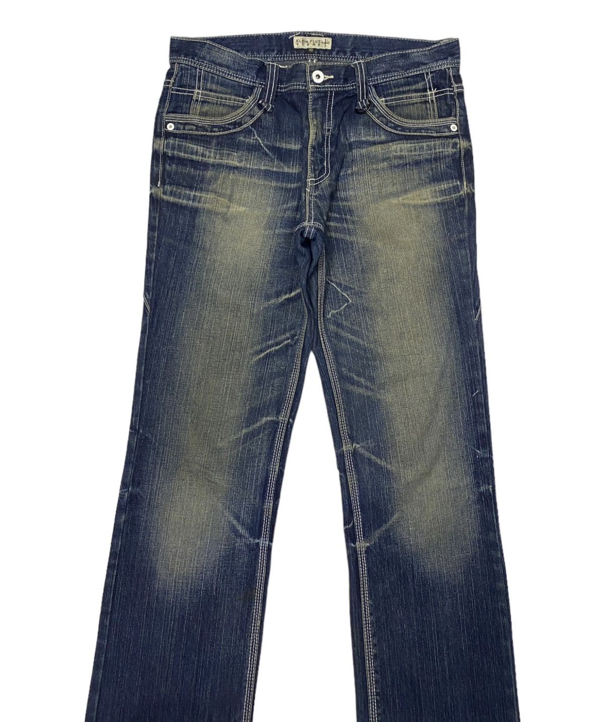 Japanese Brand × Michel Klein × Tornado Mart 🔥KLEIN PLUS HOMME DISTRESSED DENIM JEANS TORNADO MART STYLE Size US 32 / EU 48 - 5 Thumbnail