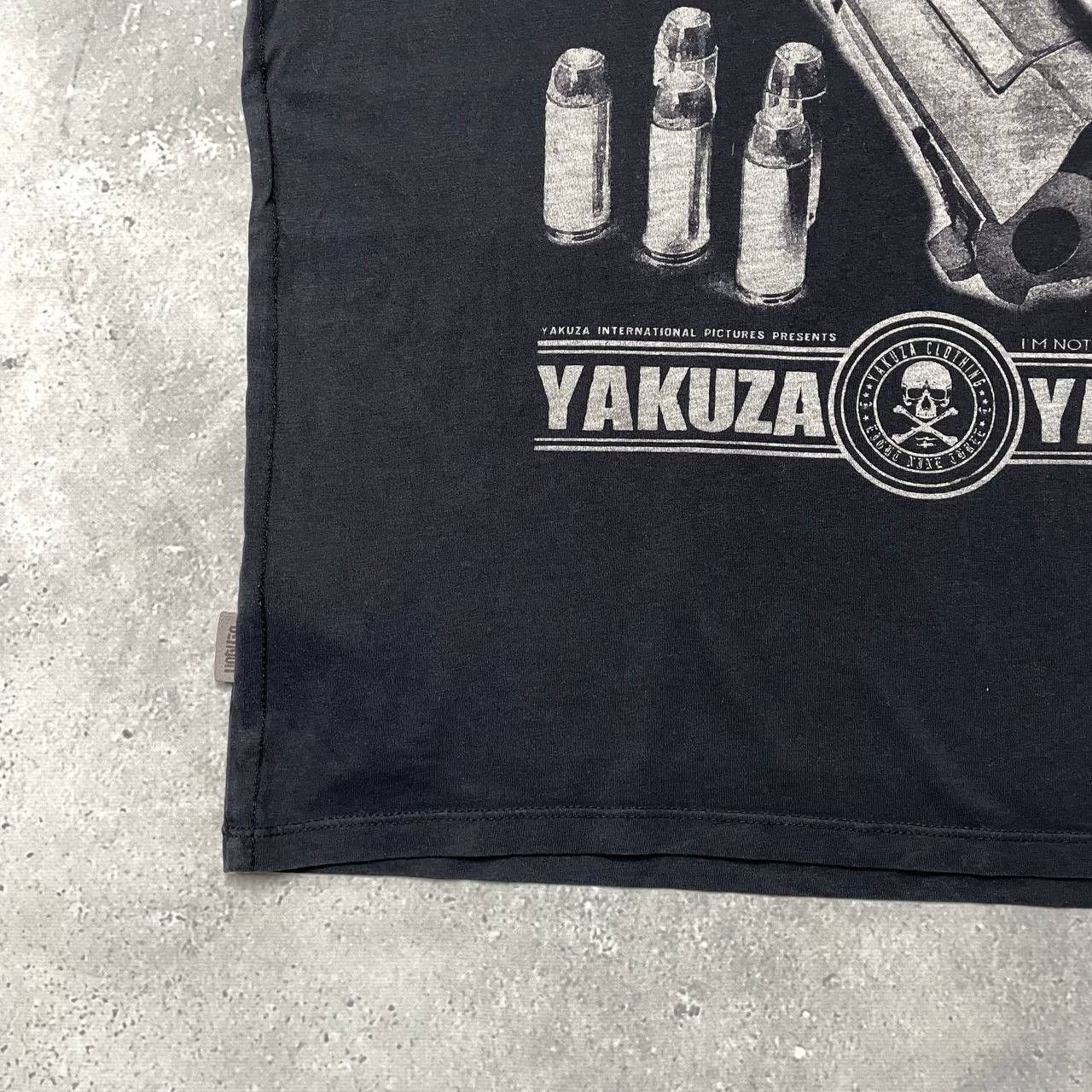Japanese Brand Yakuza Aggressive Y2K T Shirt Black/ Gray Size XL Size US XL / EU 56 / 4 - 20 Thumbnail