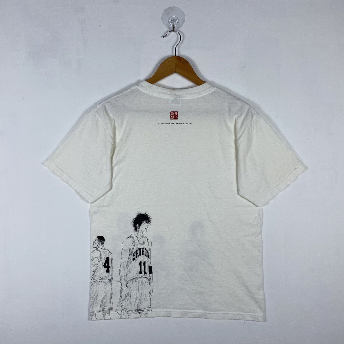 Anime VINTAGE SLAM DUNK SHOHOKU TEAM ANIME TEE Size US S / EU 44-46 / 1 - 5 Thumbnail