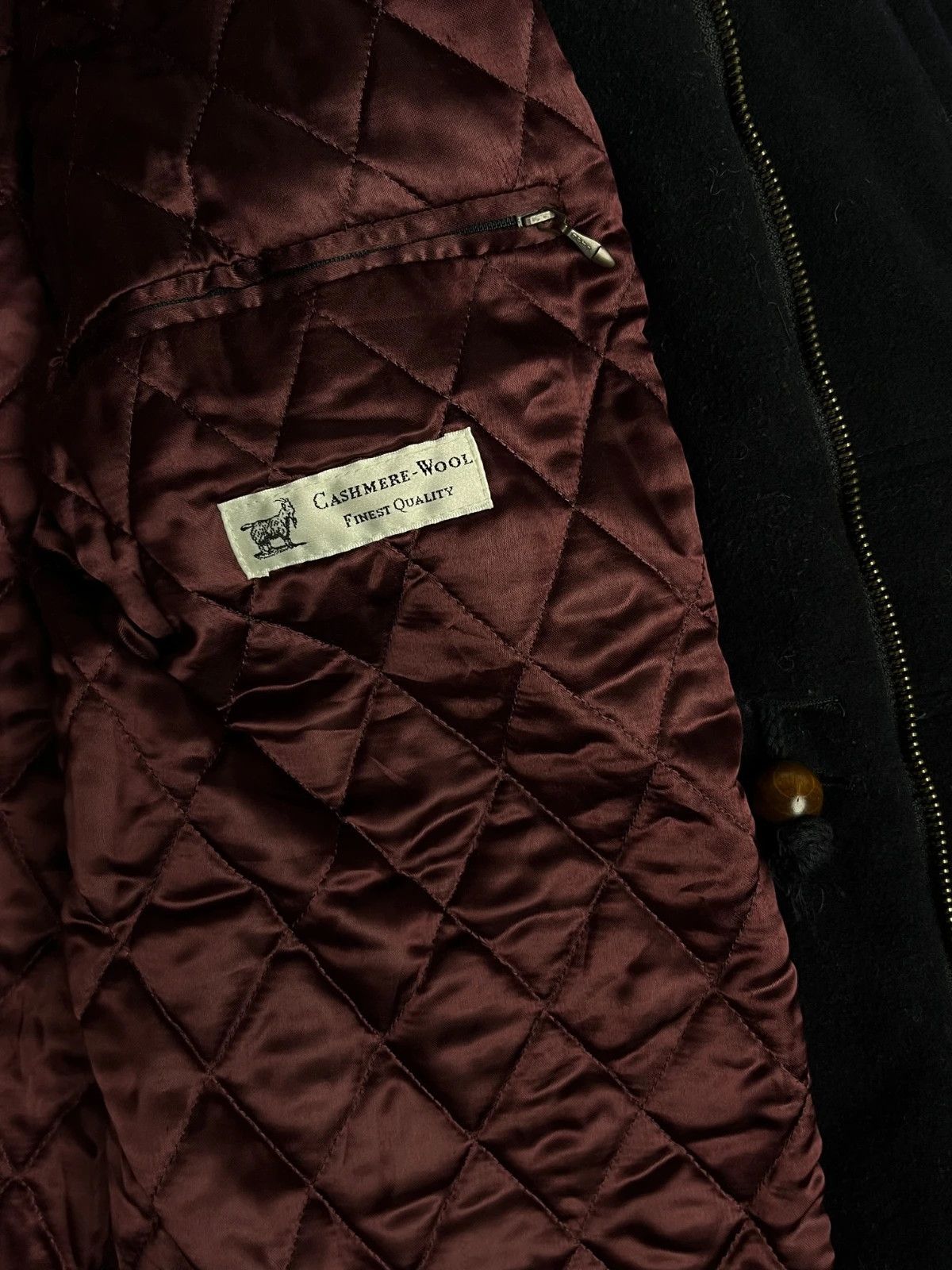 Hugo Boss Vintage 90s Hugo Boss Wool Cashmere Coat Size US L / EU 52-54 / 3 - 6 Thumbnail