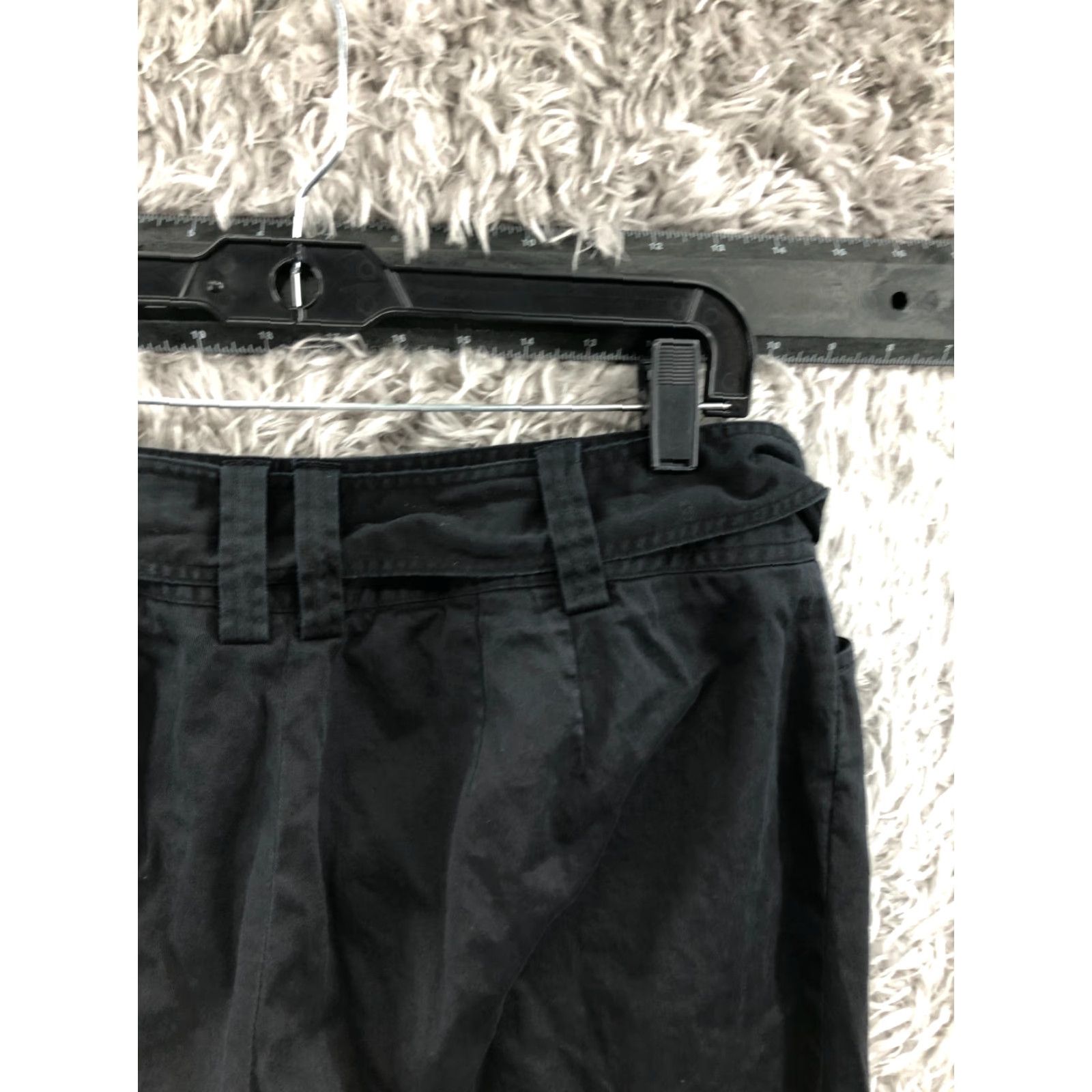 Vintage Lane Bryant Womens Capri Pants Size 14 Black Hook Eye Mid Rise Size 36" / US 14 / IT 50 - 6 Thumbnail