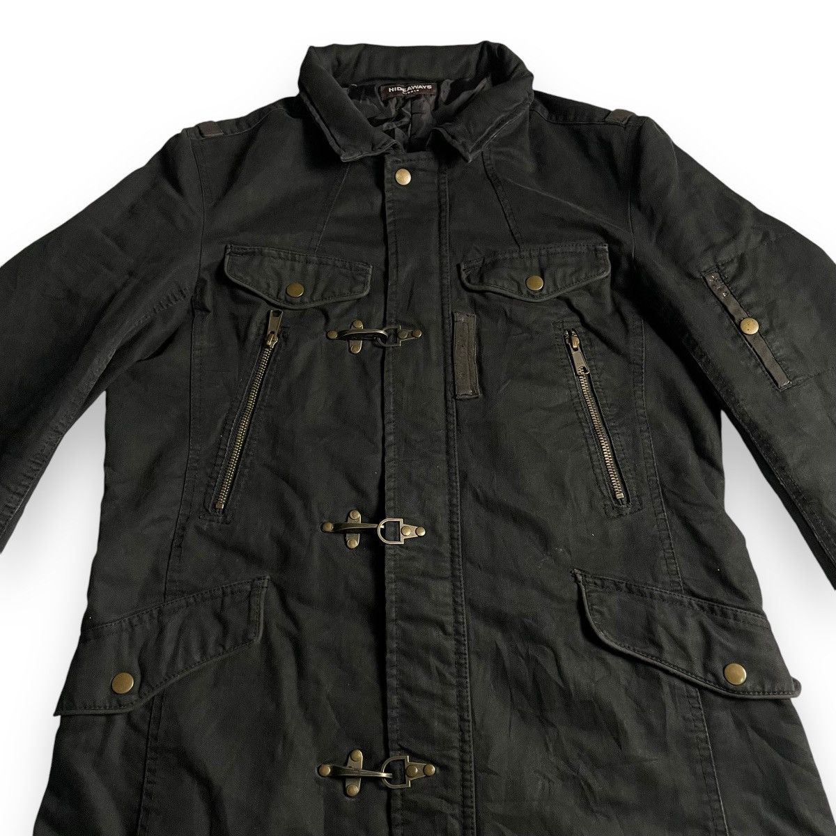 If Six Was Nine 🇯🇵 HIDEAWAYS MULTIPOCKET PUNK GOTHIC PARKA JACKET Size US M / EU 48-50 / 2 - 5 Thumbnail