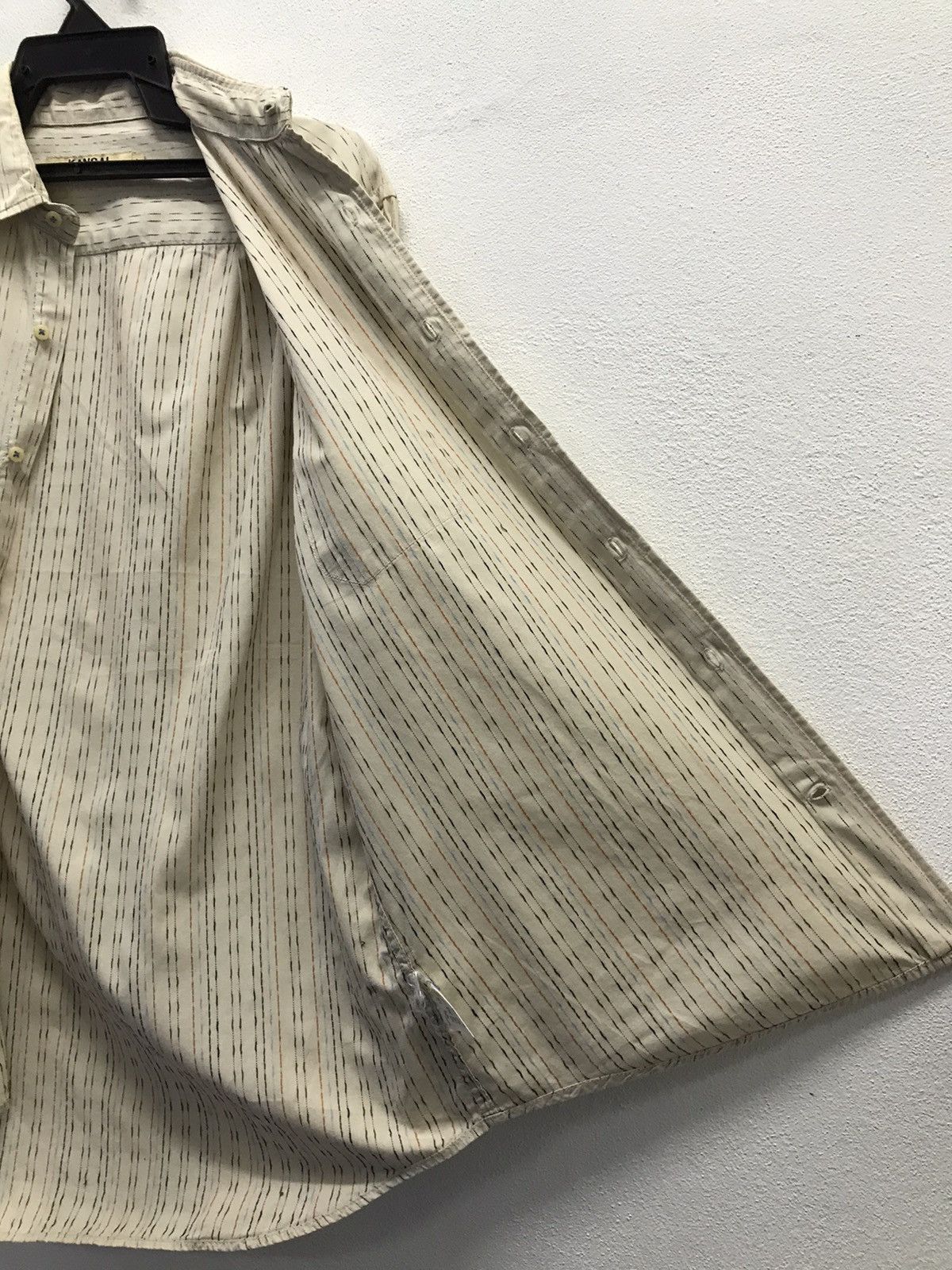 Kansai Yamamoto × Vintage Vintage Kansai Jeans Long Sleeve Shirt Button Up Size US L / EU 52-54 / 3 - 10 Thumbnail