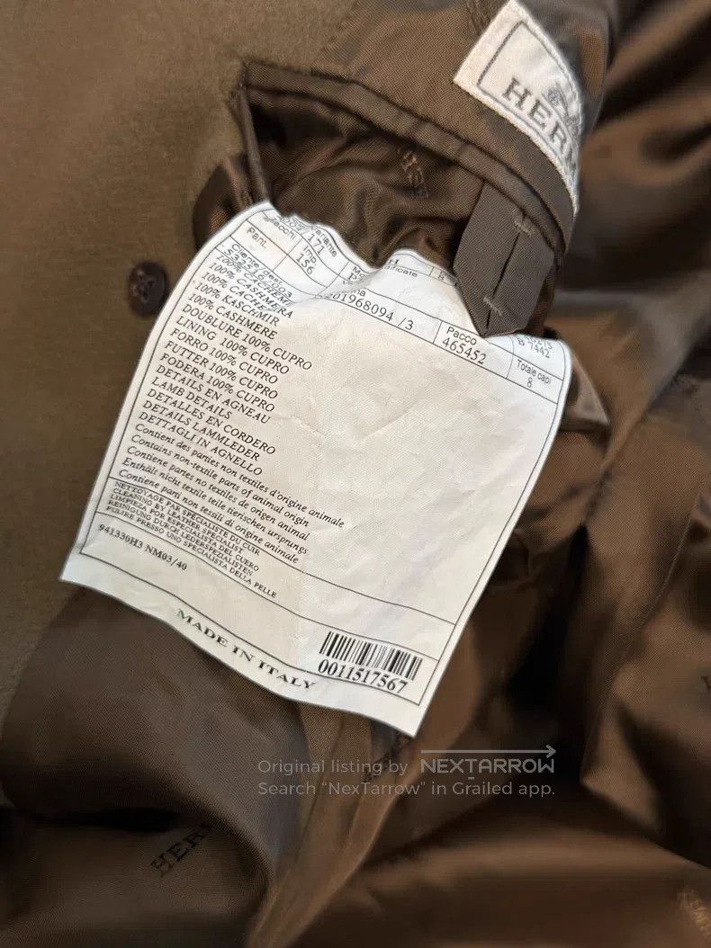 Hermes Hermes Long double-breasted overcoat Size M / US 6-8 / IT 42-44 - 3 Thumbnail