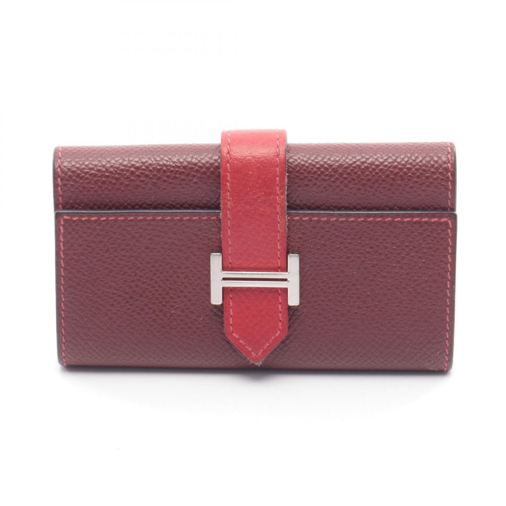 Hermes Hermes Hermes Bearn Calfskin Key Case Leather Key case T DUTY FREE for USA Size ONE SIZE - 1 Thumbnail
