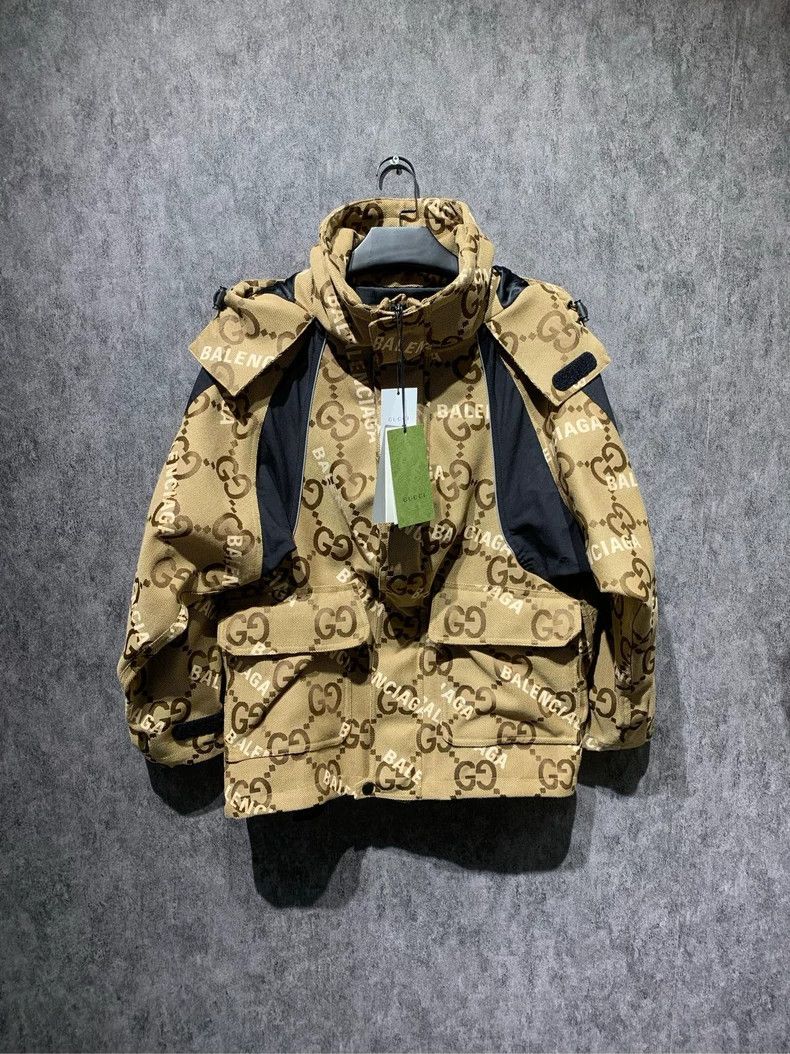 Gucci Gucci Size 38 Gucci Parisian co-branded full-print windbrea Size US XXS / EU 40 - 1 Thumbnail