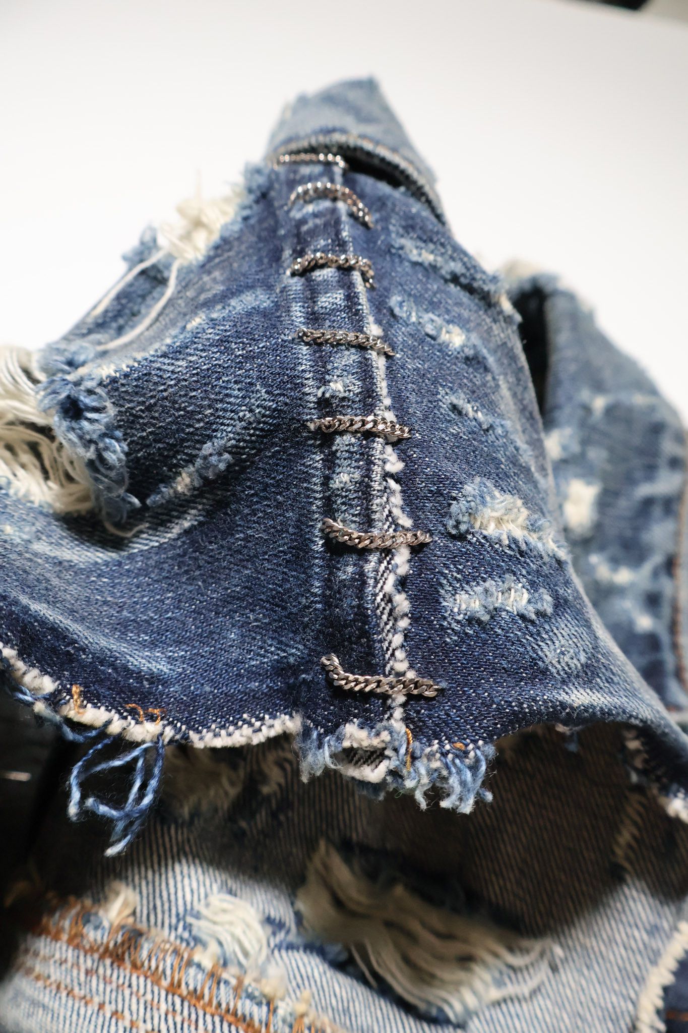Balmain Balmain By Decarnin SS11 Runway Safety Pin Crystal Vest Size US S / EU 44-46 / 1 - 7 Thumbnail