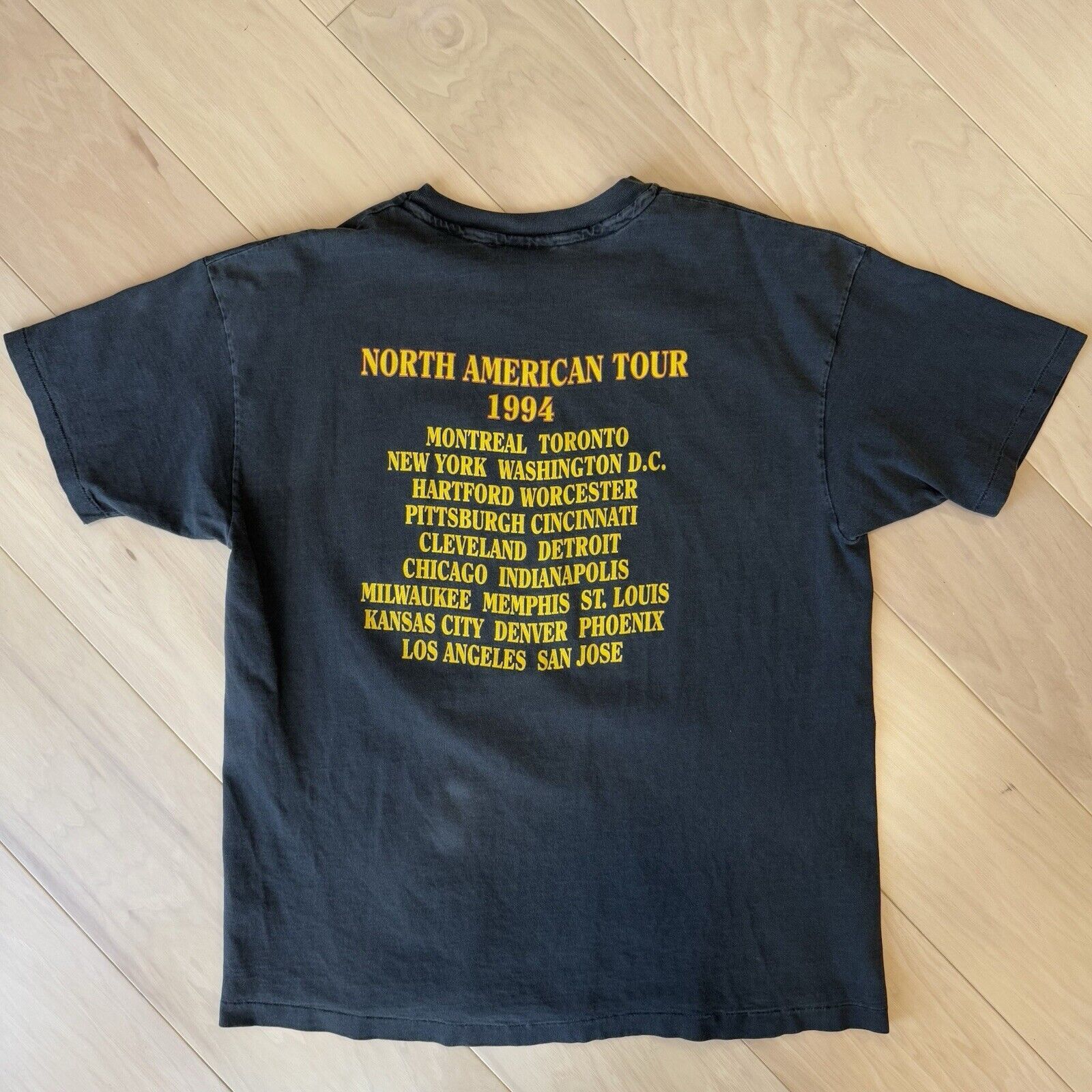 Band Tees × Vintage Vintage Eric Clapton Shirt XL Black 90s Rock Made in USA Size US XL / EU 56 / 4 - 6 Thumbnail