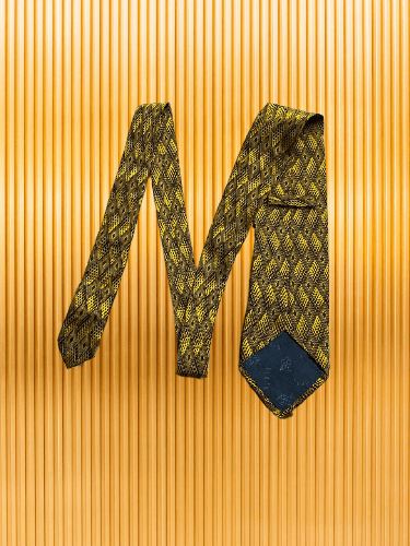 Prada PRADA MILANO ITALY NECKTIE GEOMETRIC DESIGN COLOUR Size ONE SIZE - 1 Thumbnail