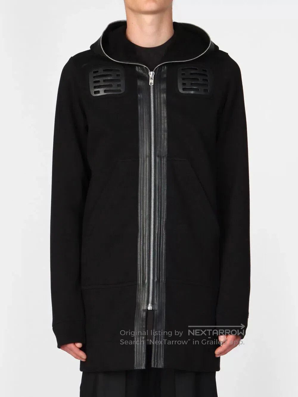 Rick Owens Rick Owens Black Zippered Hoodie Jacket. Size US S / EU 44-46 / 1 - 4 Thumbnail