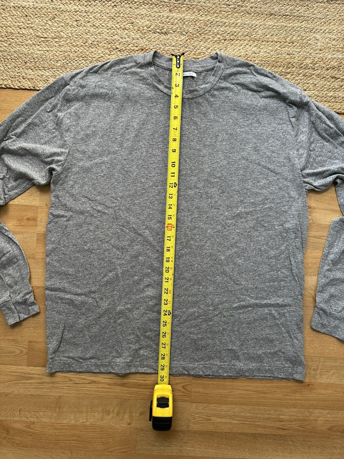 John Elliott John Elliott grey university l/s tee Size US XXL / EU 58 / 5 - 6 Thumbnail