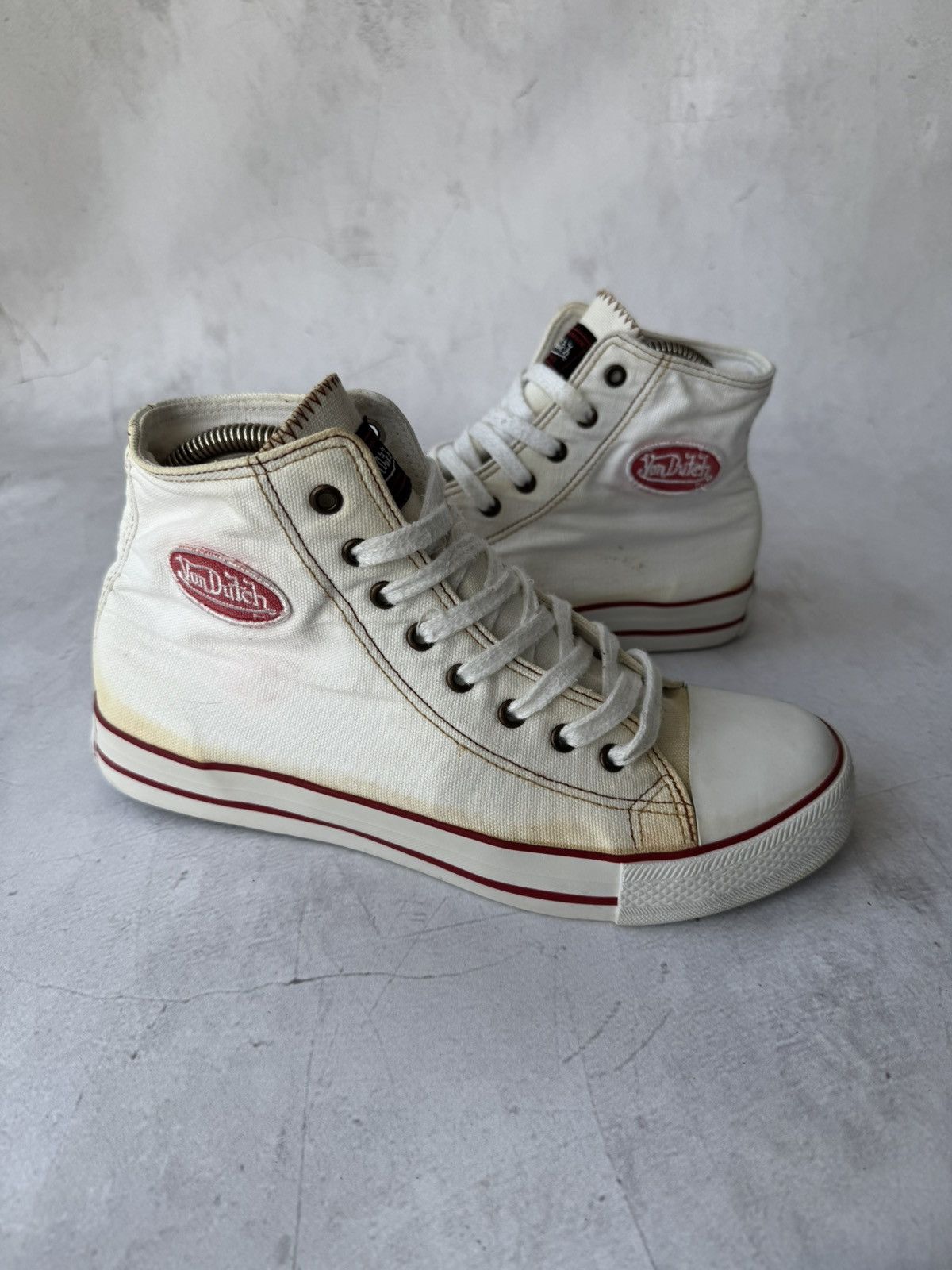 Vintage × Von Dutch Von Dutch Hi Top Sneakers Vintage Size US 6 / IT 36 - 2 Thumbnail