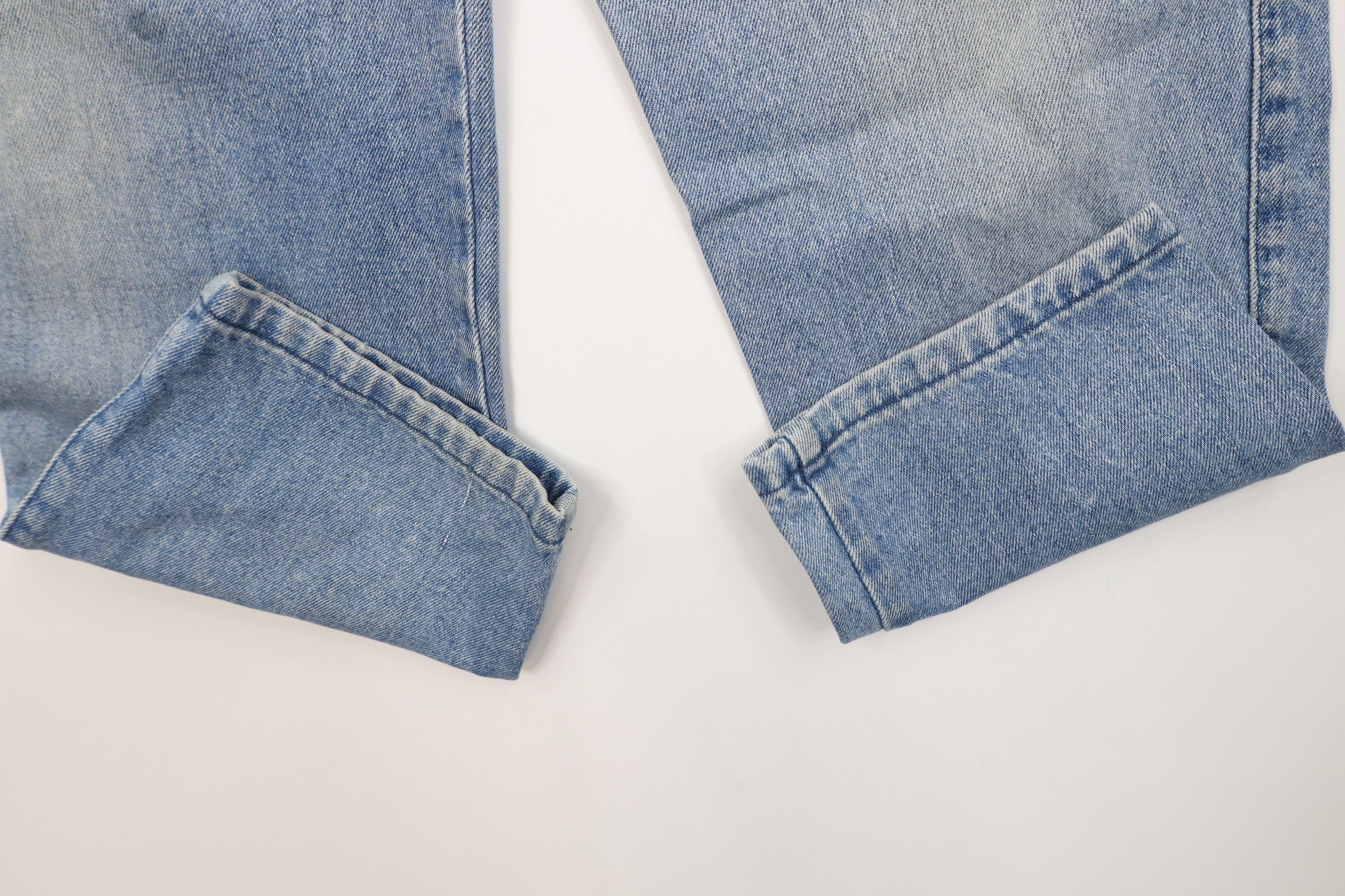 Vintage Vintage 80s 90s Streetwear Pleated Buckle Back Denim Jeans Size 32" / US 10 / IT 46 - 5 Thumbnail