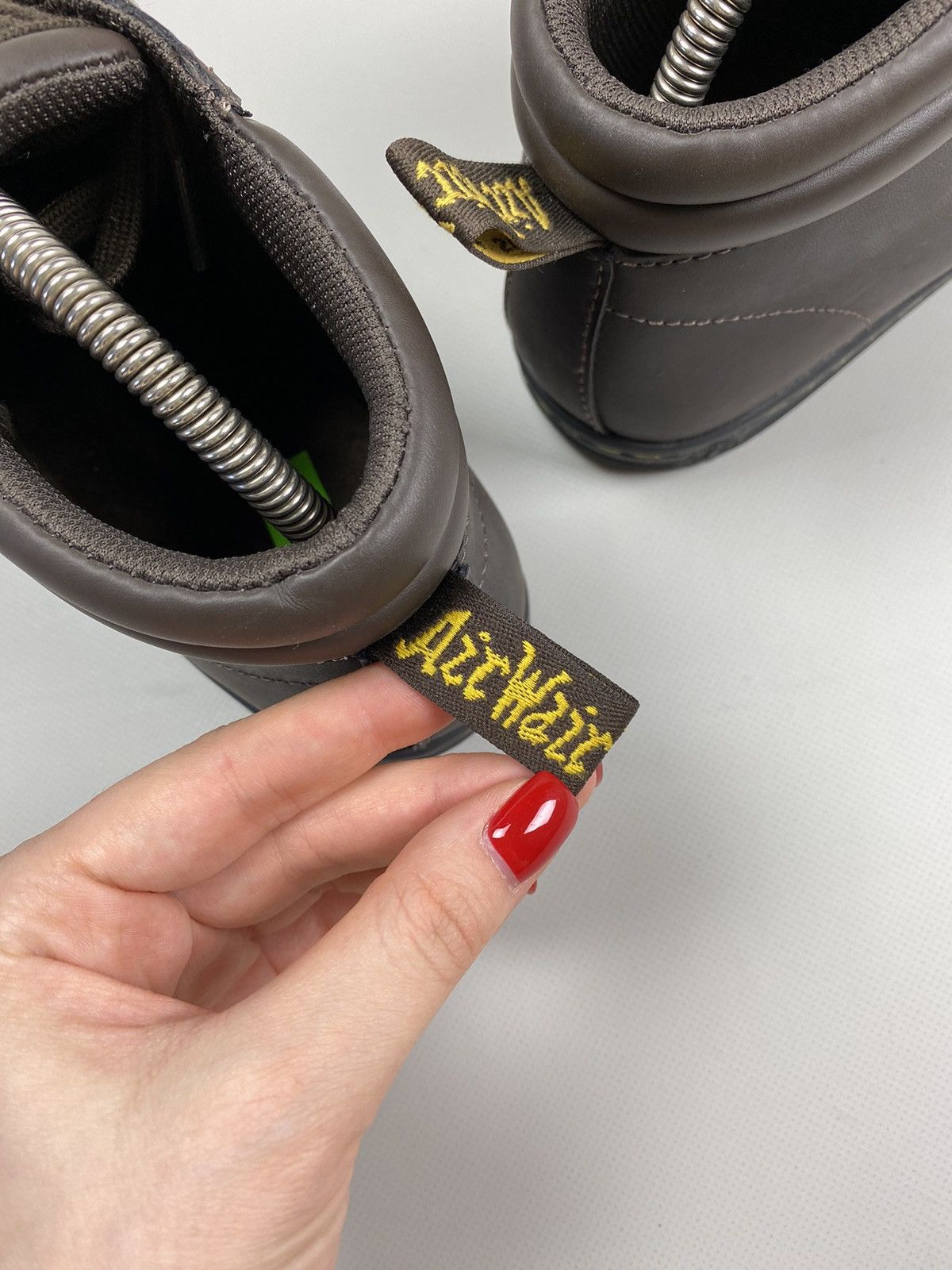Dr. Martens × Vintage Dr. Martens Maleke ladies leather boots shoes Size US 8 / IT 38 - 10 Thumbnail