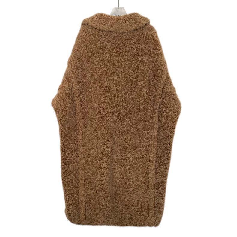 Max Mara Max Mara Teddy brown teddy camel-fleece lapel double-breas Size M / US 6-8 / IT 42-44 - 2 Thumbnail