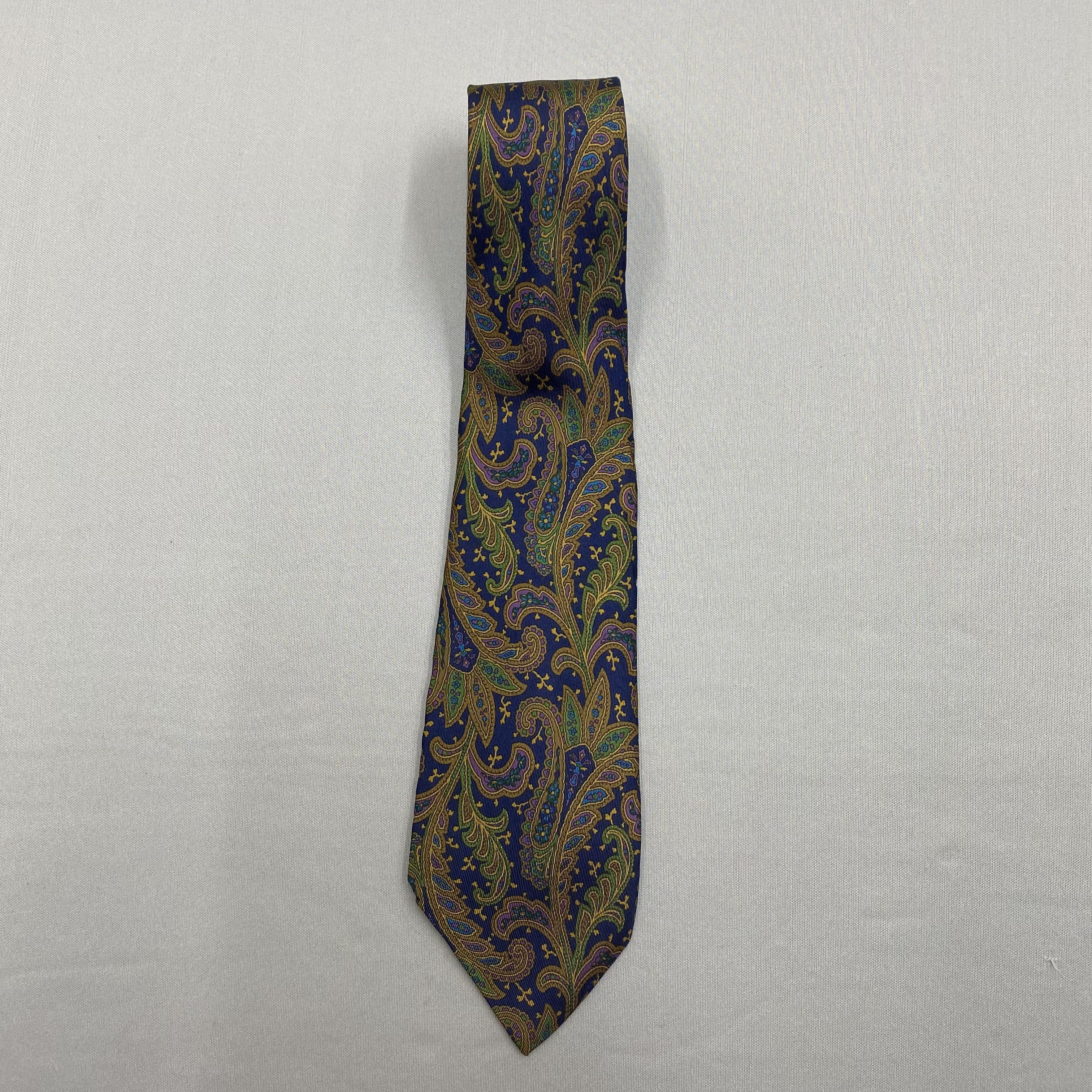 Salvatore Ferragamo Vintage Salvatore Ferragamo SILK Necktie Cravate Pure Silk Size ONE SIZE - 3 Thumbnail