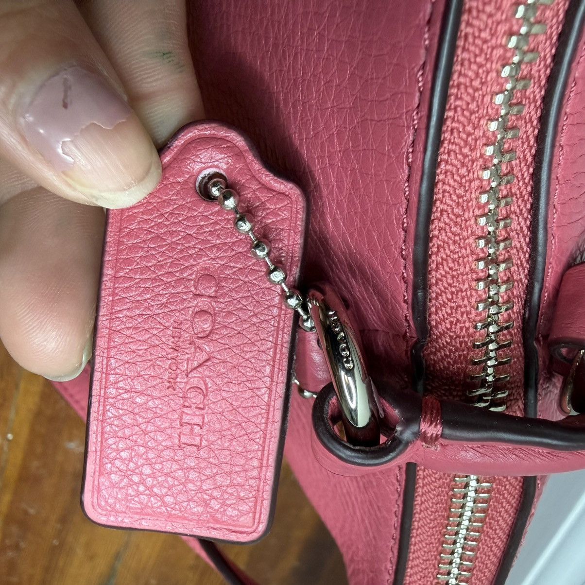 Other Coach Kelsey Fuschia Pink Leather Tote/Crossbody Bag Size ONE SIZE - 3 Thumbnail