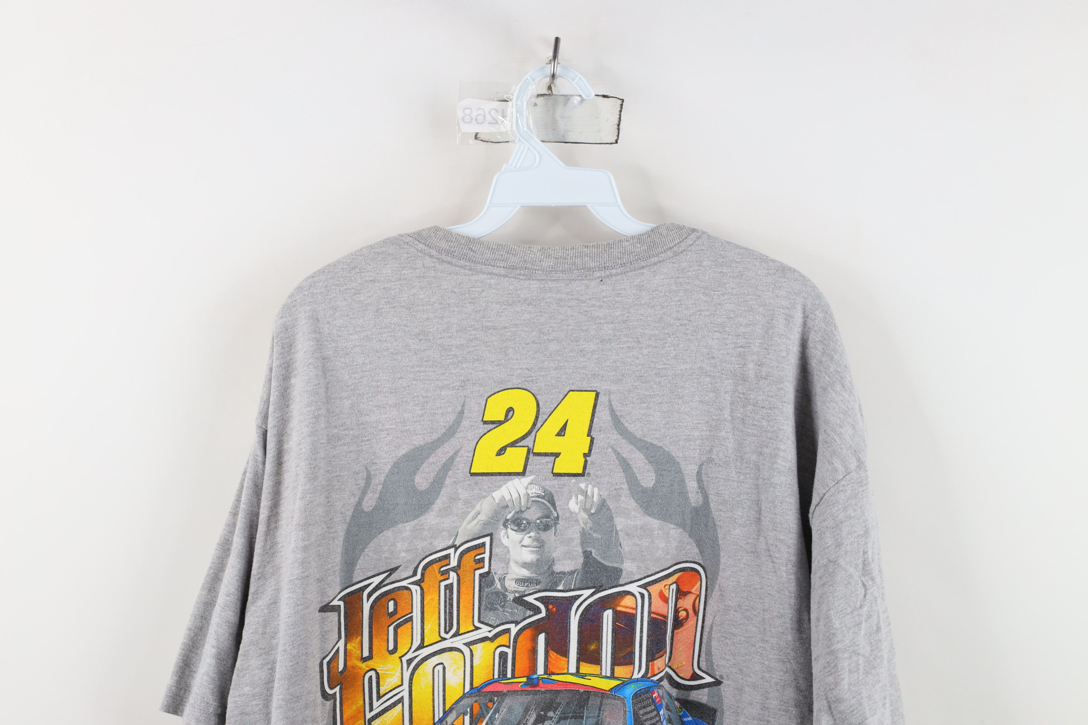 Vintage Vintage Y2K 2003 Nascar Fire Flames Jeff Gordon T-Shirt Size US XL / EU 56 / 4 - 12 Thumbnail