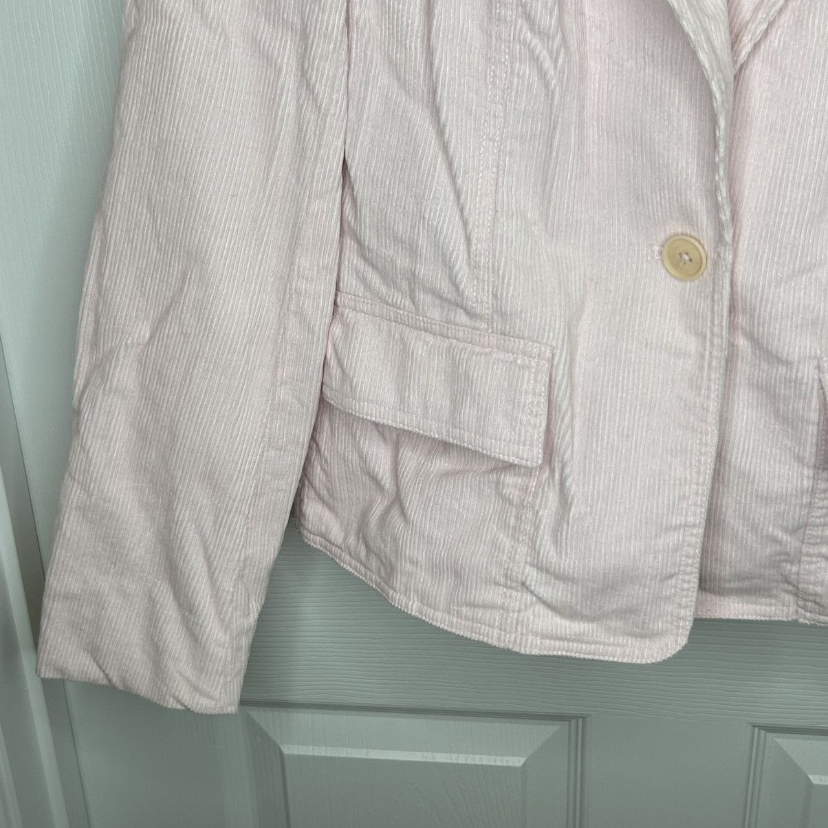 Calvin Klein Calvin Klein Light Pink Corduroy Jacket Blazer Size 6 Size M / US 6-8 / IT 42-44 - 5 Thumbnail