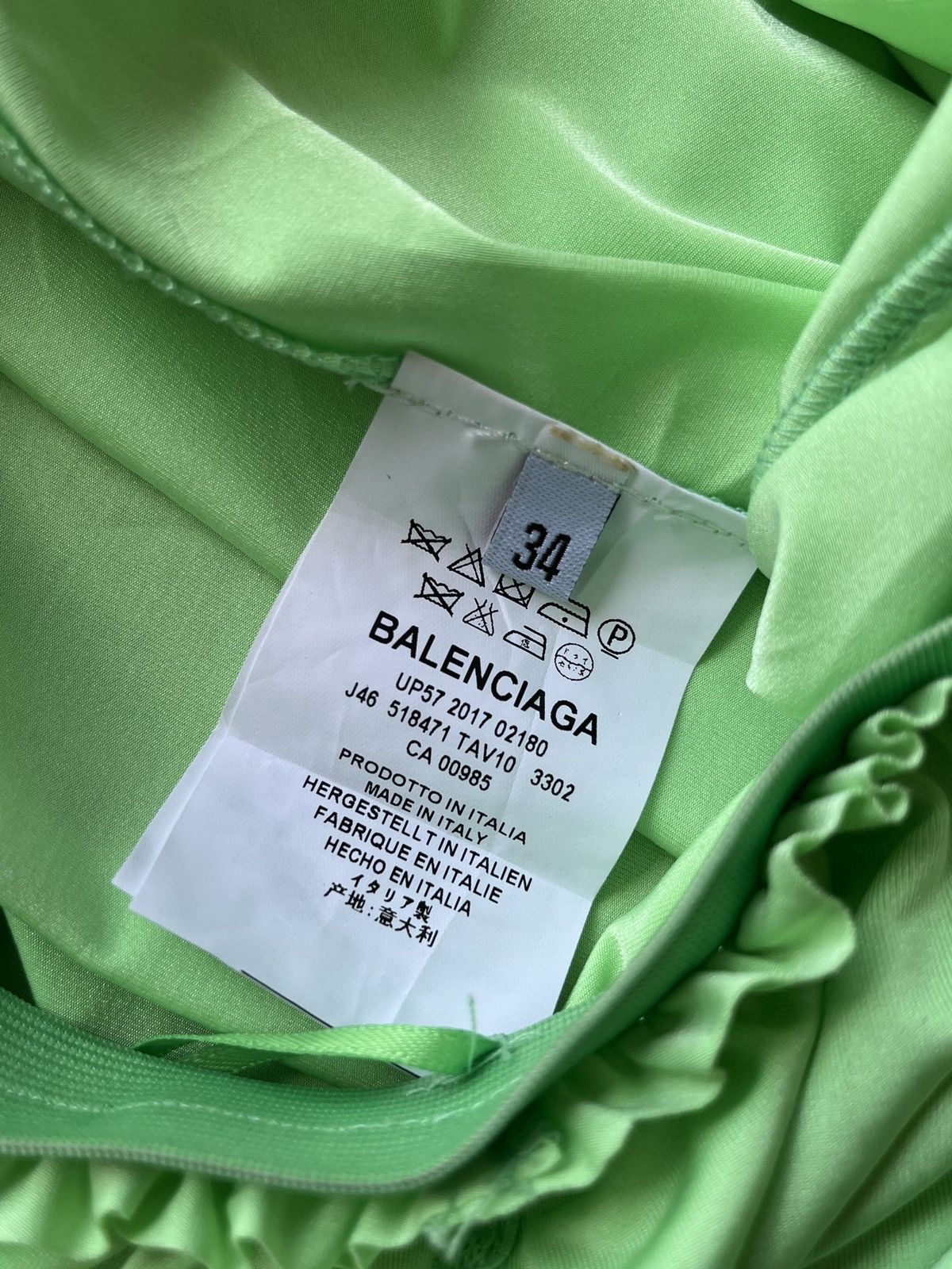 Balenciaga Balenciaga Lace Panel Asymmetric Skirt Size XXS / US 00 / IT 34 - 5 Thumbnail