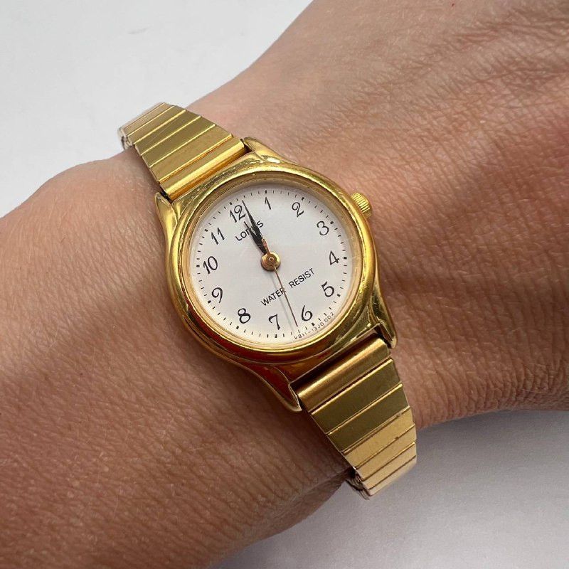 Vintage Vintage Lorus Women’s Quartz Watch Japan Gold Tone Size ONE SIZE - 7 Thumbnail