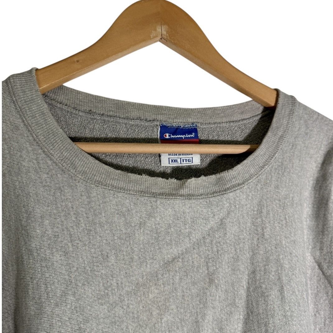 Champion Vintage 90s Champion Reverse Weave Crewneck Sweatshirt Gray Size US XXL / EU 58 / 5 - 2 Thumbnail