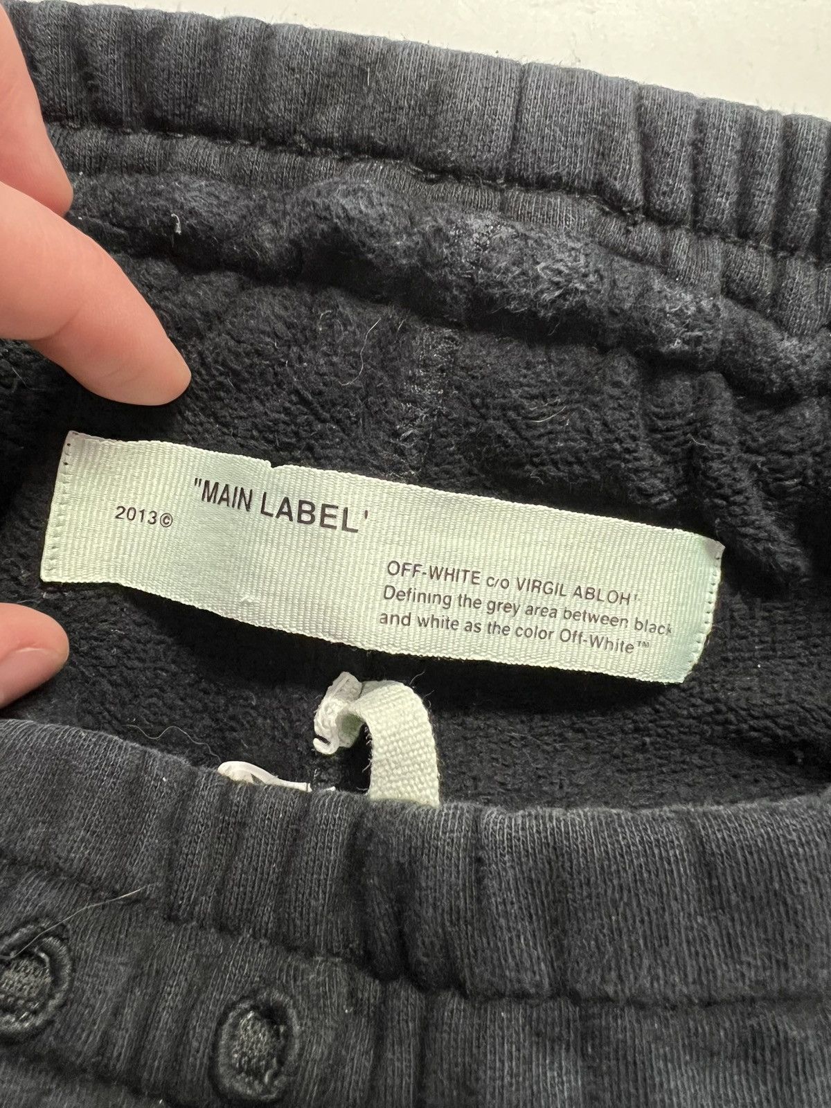 Off-White Off-White Two-tone tracksuit bottoms with logo print Size US 30 / EU 46 - 7 Thumbnail