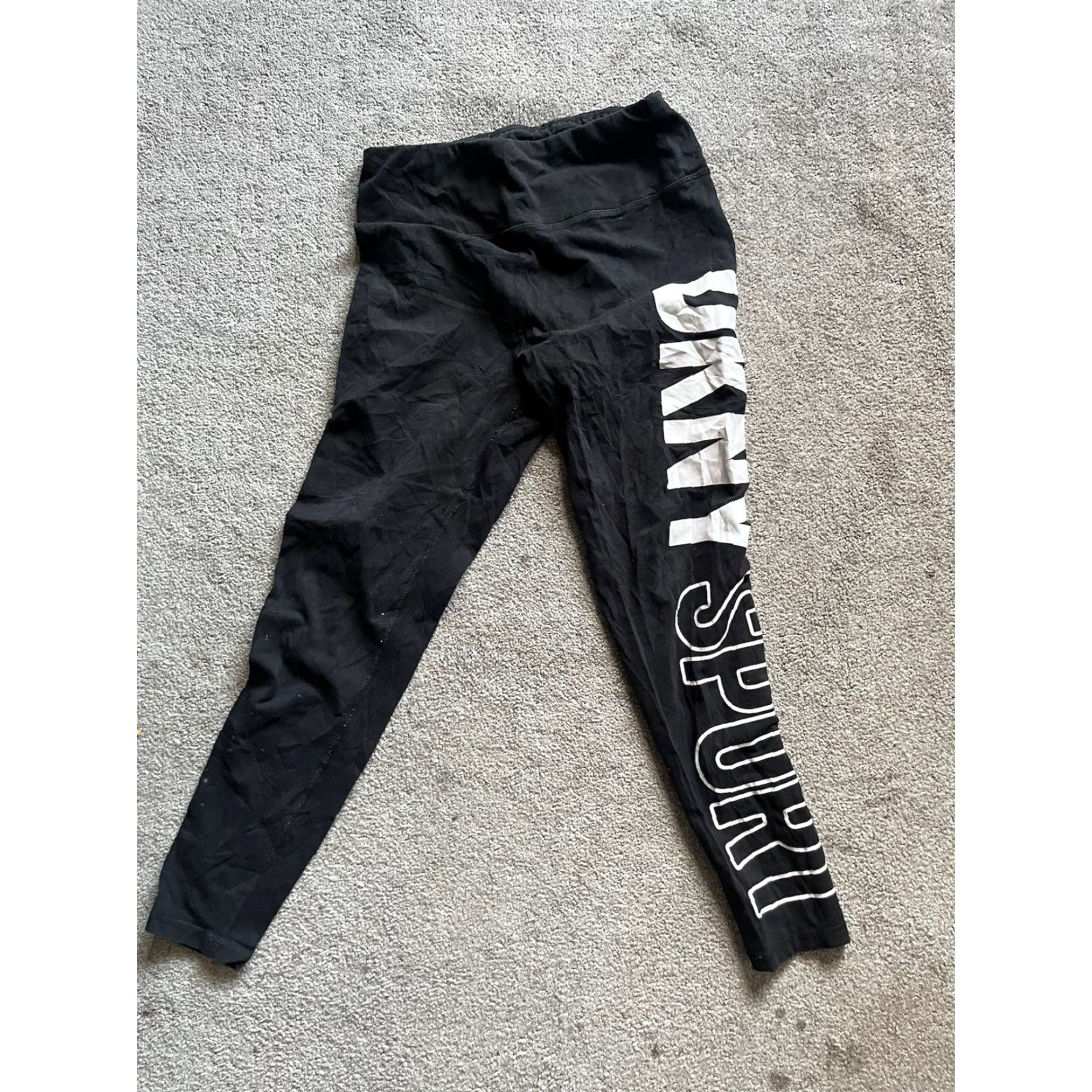 DKNY DKNY Sport Leggings Skinny Women’s Size M Black Spandex Cropped Activewear 23.5in Inseam Slim Fit Size 32" / US 10 / IT 46 - 3 Thumbnail