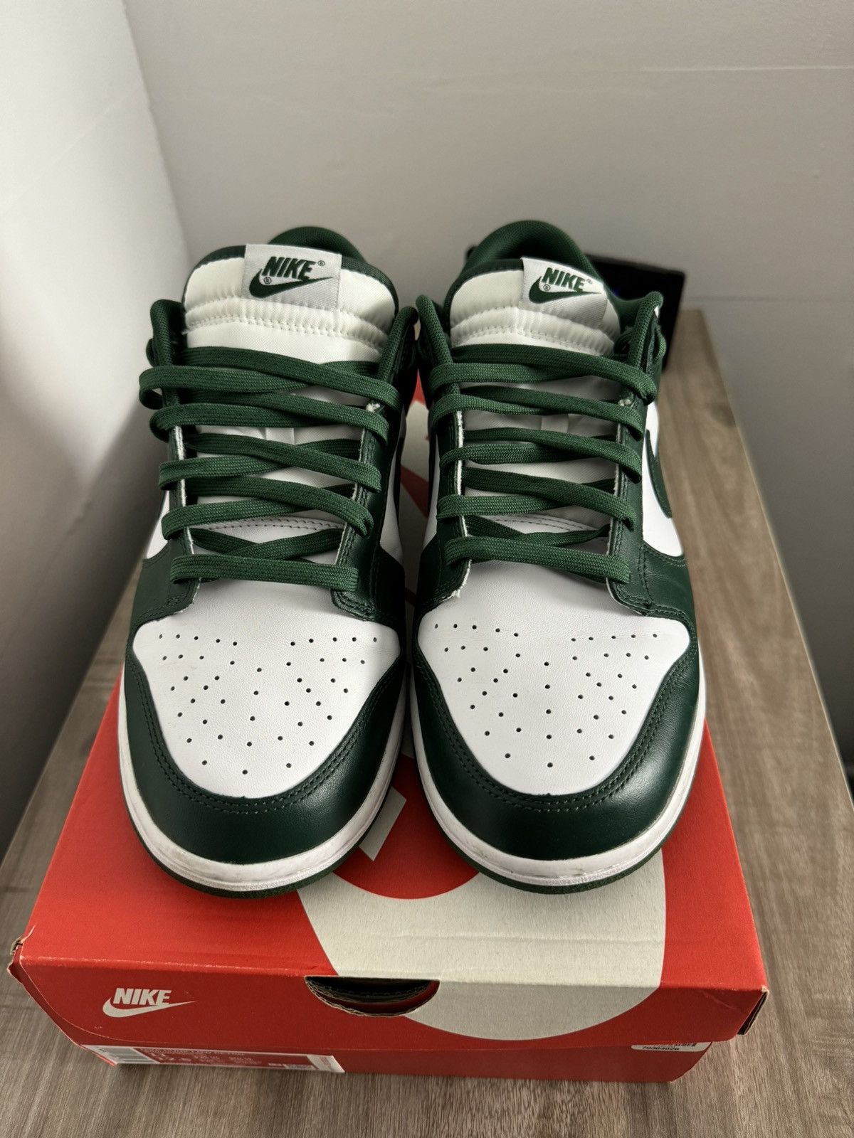 Jordan Brand Nike Dunk Low Michigan State Size US 11 / EU 44 - 4 Thumbnail