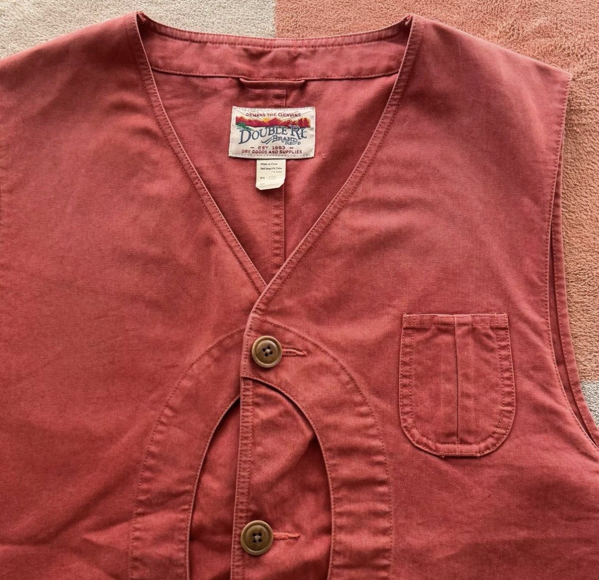 RRL Ralph Lauren Ralph Lauren Double RL RRL Workwear Safari Vest K22 Size US L / EU 52-54 / 3 - 4 Thumbnail