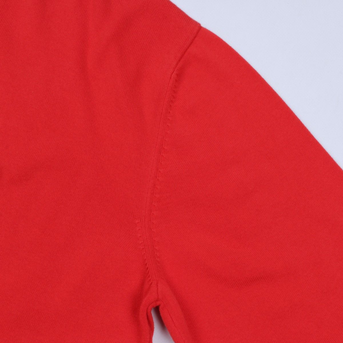 Lacoste LACOSTE Red Cotton Knit Pullover Sweater Crew Neck Size US XXL / EU 58 / 5 - 6 Thumbnail