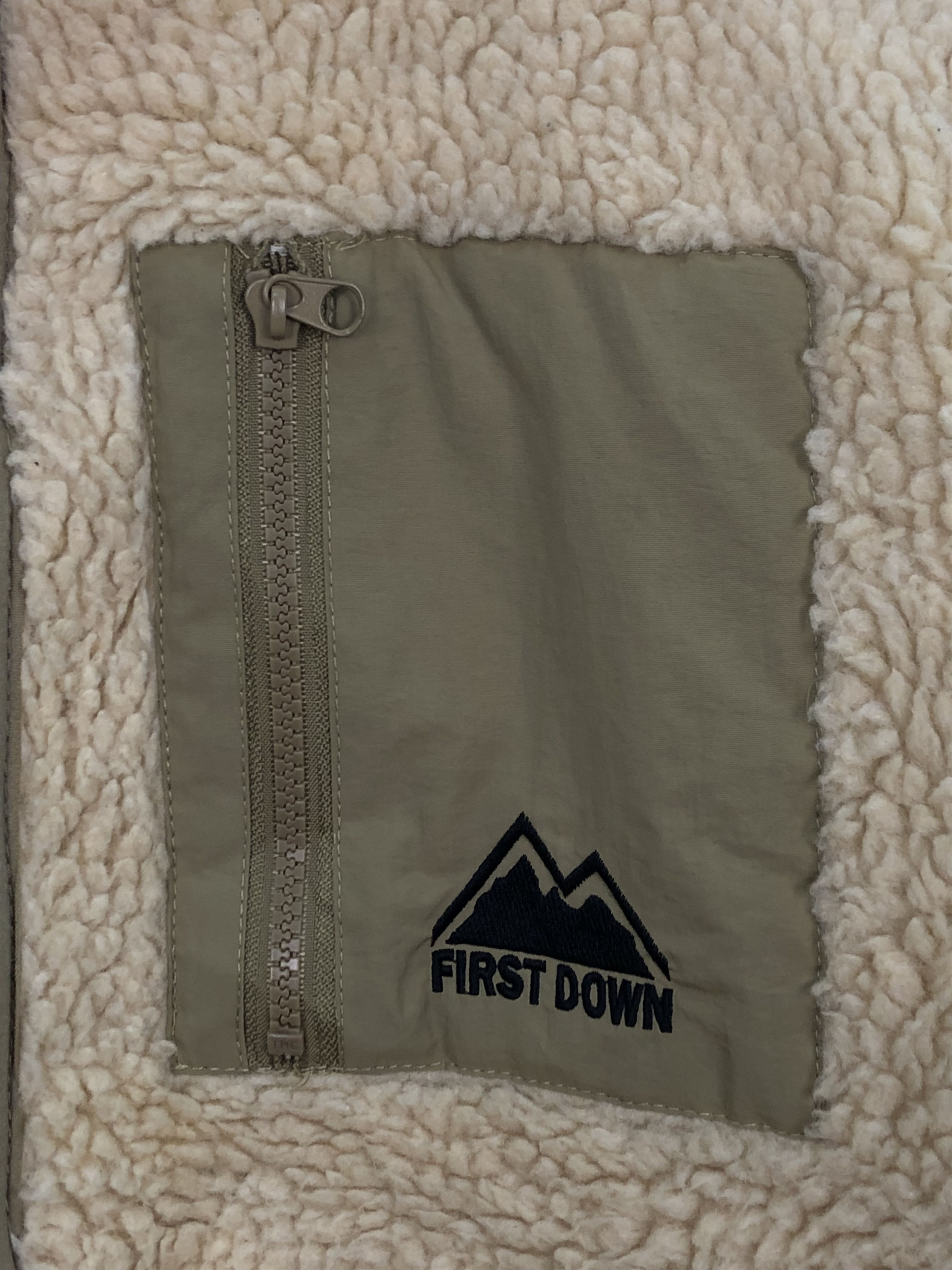 Vintage Vintage First Down Fleece Jacket J0232 Size US L / EU 52-54 / 3 - 4 Thumbnail