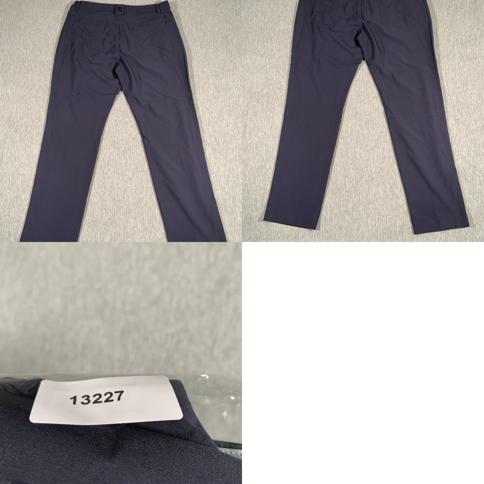 Footjoy FootJoy Golf Pants Mens 36x32 Navy Performance Stretch Flat Front Lightweight Size US 36 / EU 52 - 9 Thumbnail