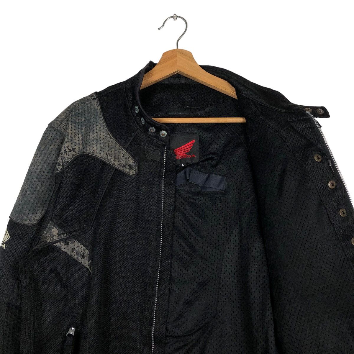 Japanese Brand 🔥Vintage Honda Racing Biker Jacket Big Logo Safety Racer Size US L / EU 52-54 / 3 - 12 Thumbnail