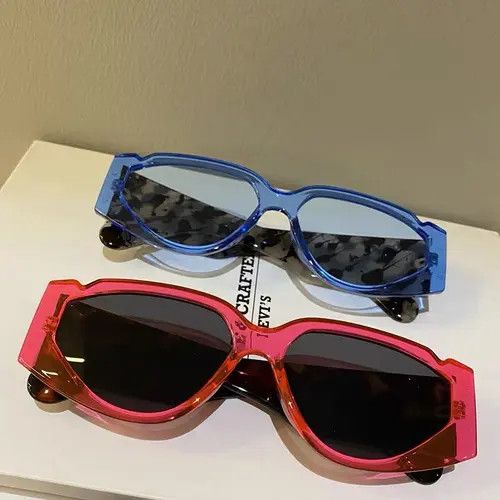 Vintage Vintage square frame sunglasses Size ONE SIZE - 5 Thumbnail