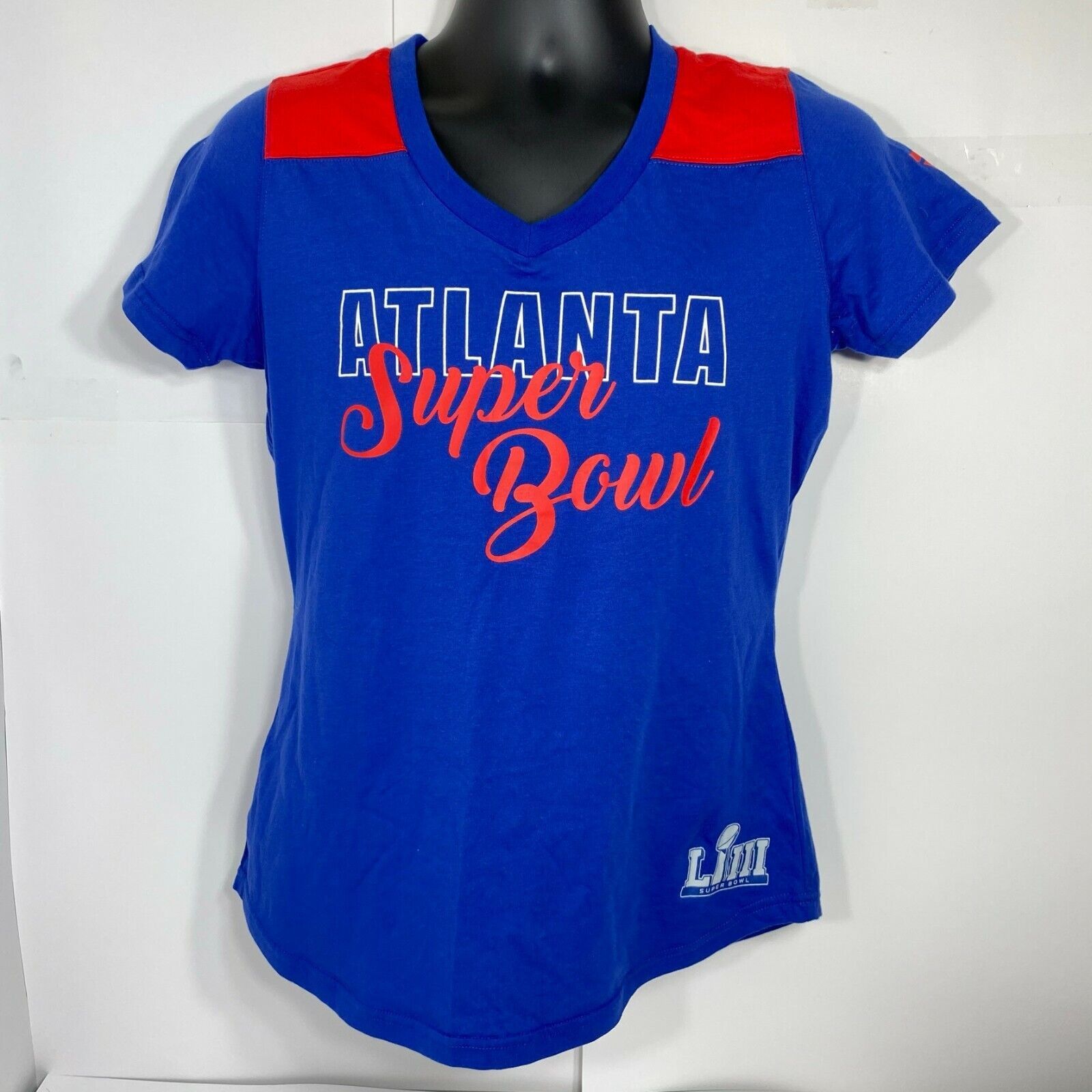 NFL Fanatics NFL Super Bowl LIII Atlanta, GA Graphic T Shirt NWT Size S / US 4 / IT 40 - 1 Thumbnail