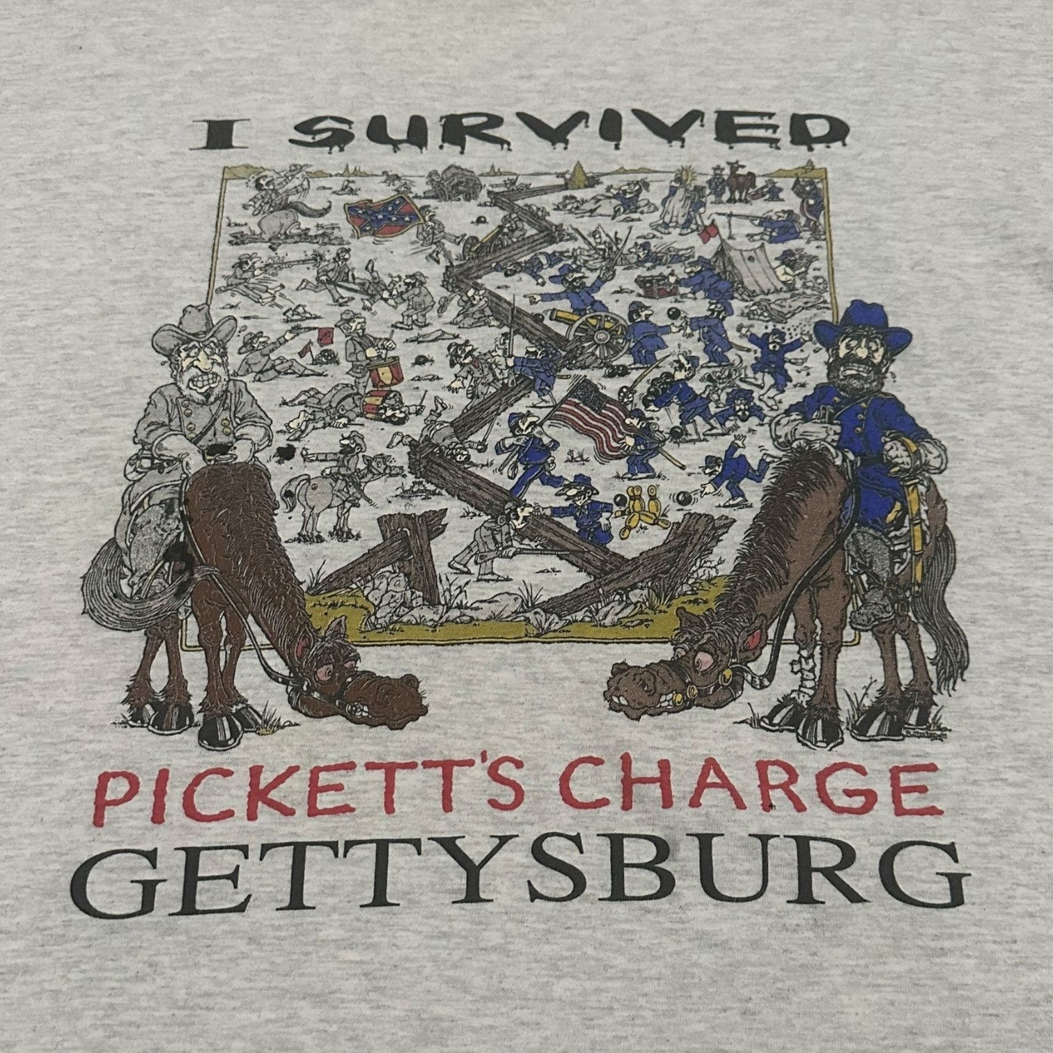 Anvil Picketts Charge Gettysburg civil war history tee Size US XXL / EU 58 / 5 - 2 Thumbnail