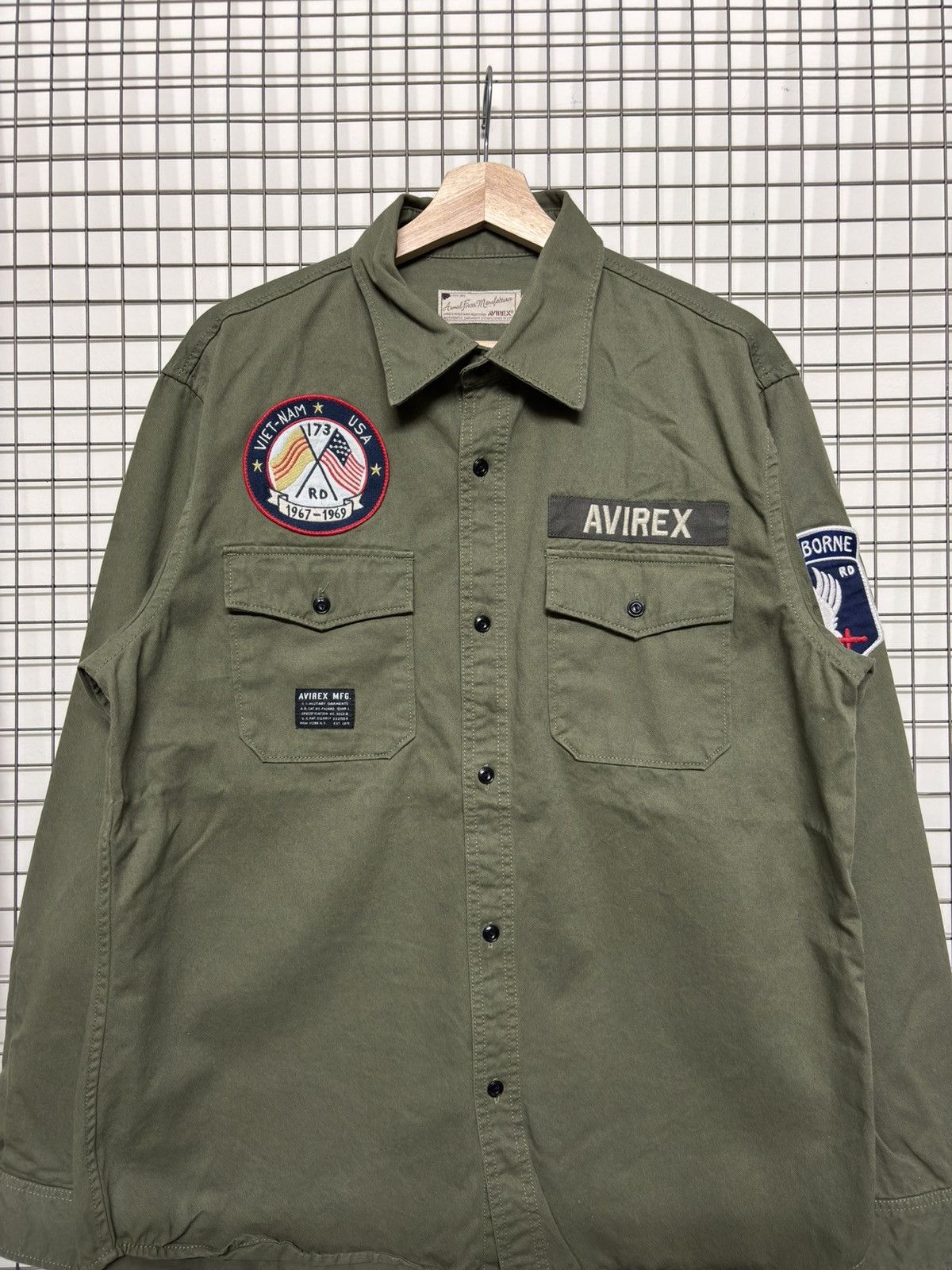 Avirex AVIREX Vietnam War Button up shirt Size US XL / EU 56 / 4 - 7 Thumbnail