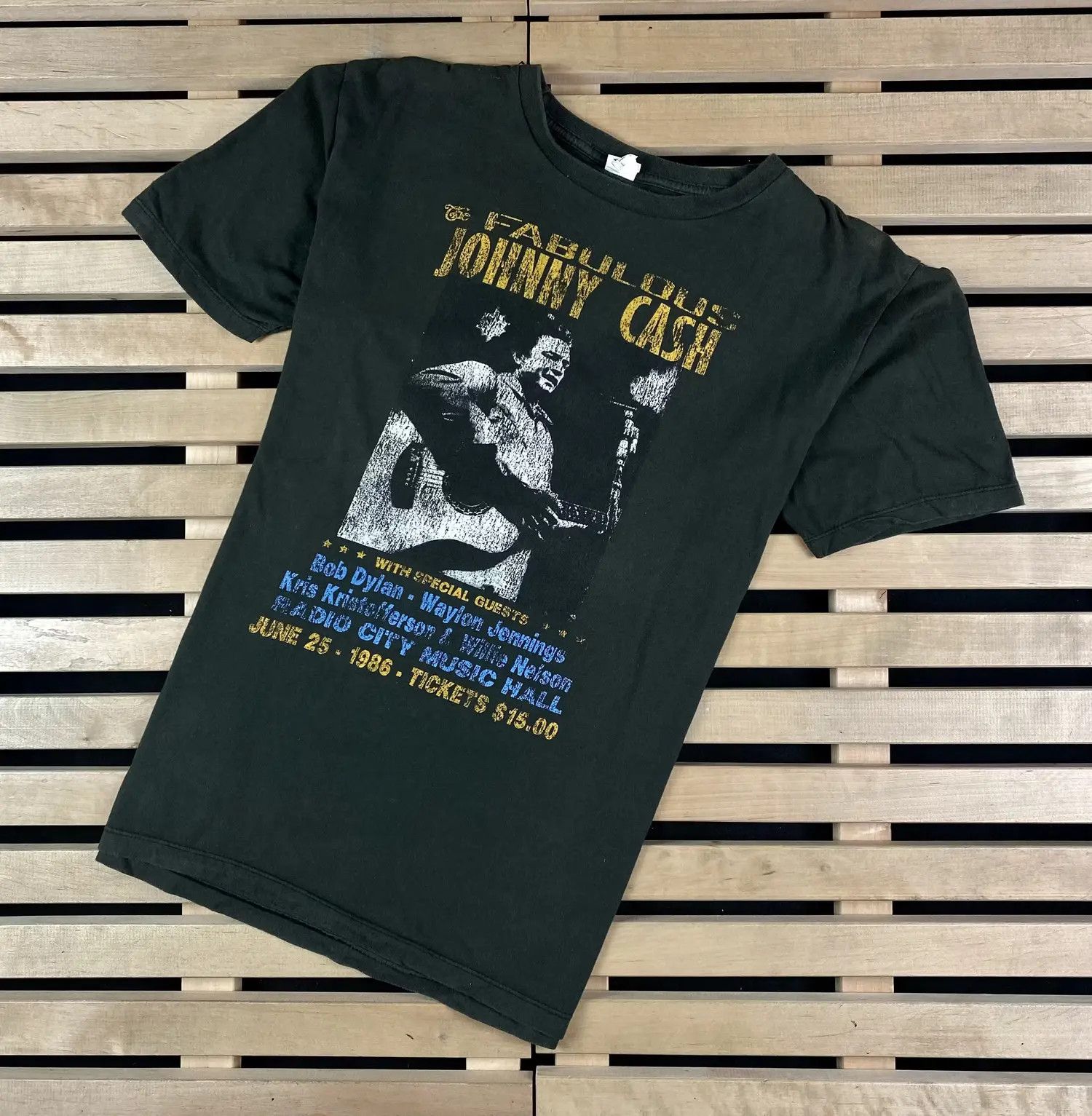Band Tees Mens Vintage T Shirt Jonny Cash Size L Size US L / EU 52-54 / 3 - 1 Thumbnail
