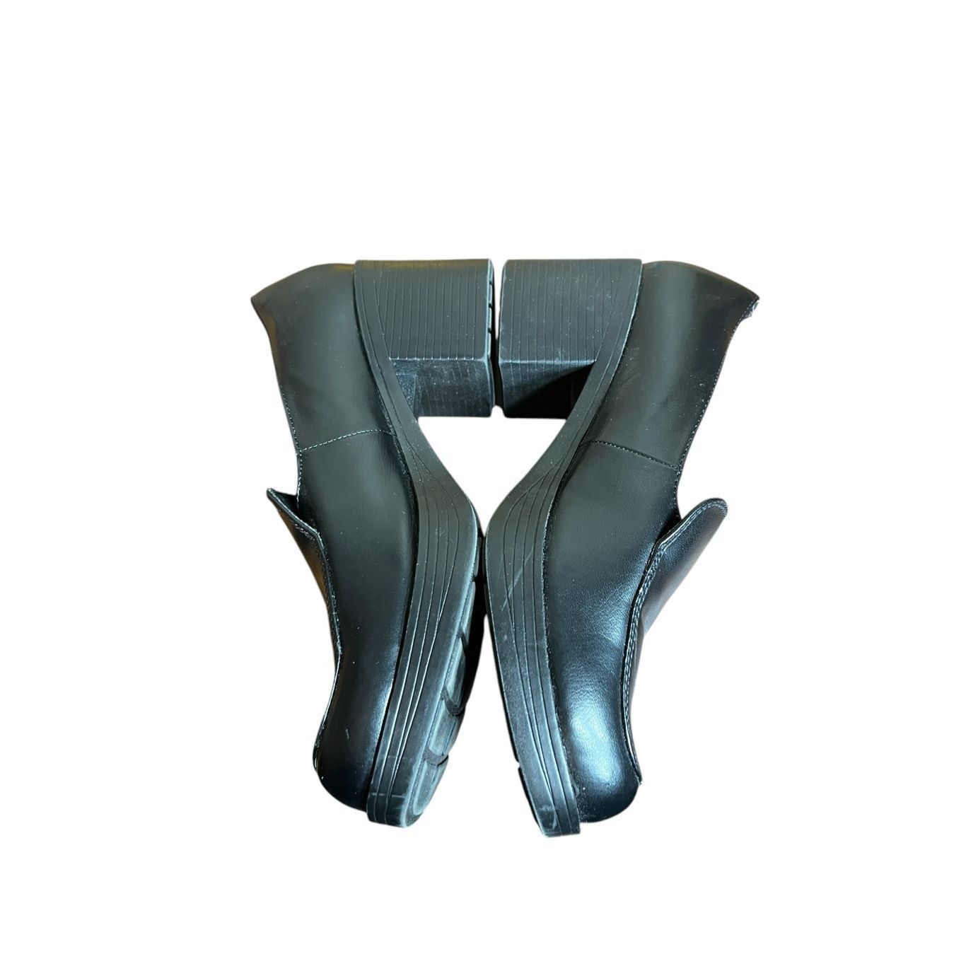 Other Vintage Lower East Side Y2K Platform Heels Black Slip On Loa Size US 9 / IT 39 - 5 Thumbnail