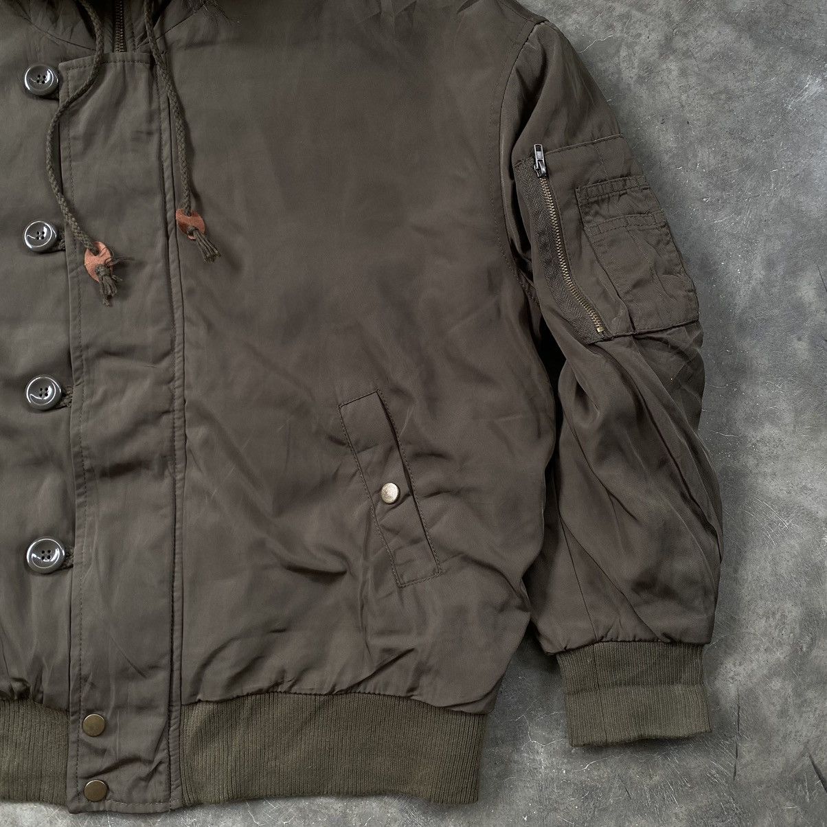 Japanese Brand 2000s Japanese Brand Fur Bomber Military Size US XL / EU 56 / 4 - 3 Thumbnail