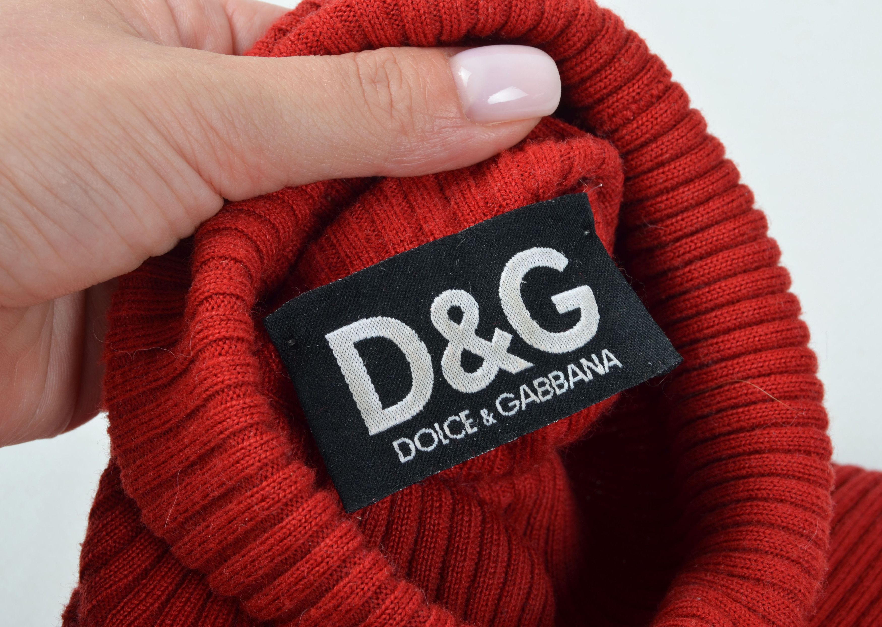 Dolce & Gabbana Vintage Dolce & Gabbana Rib Knit Turtleneck Jumper Size M / US 6-8 / IT 42-44 - 11 Thumbnail