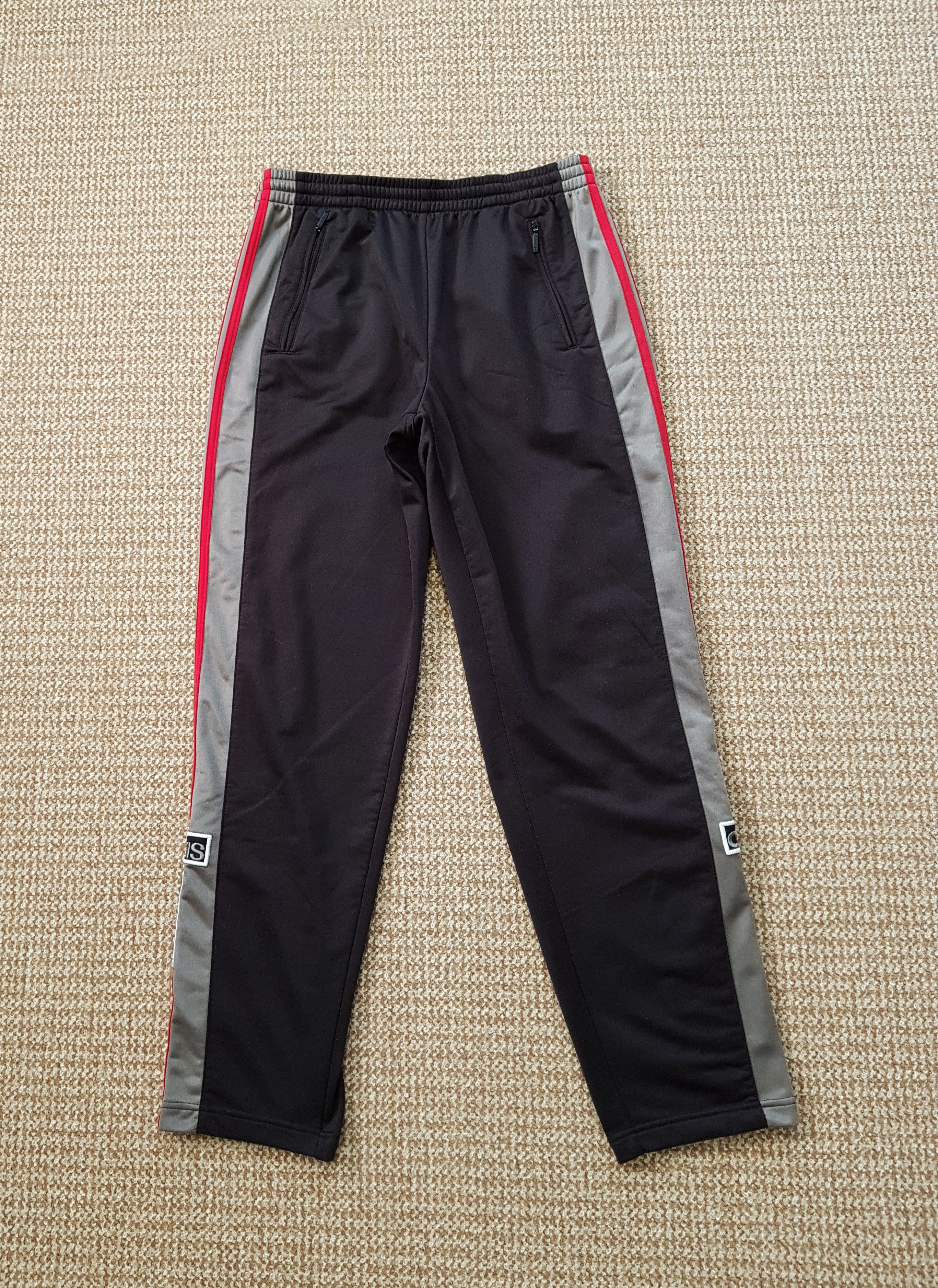 Adidas Adidas Adibreak Y2K Vintage 90s Striped Snap Track Pants S Size US 30 / EU 46 - 4 Thumbnail