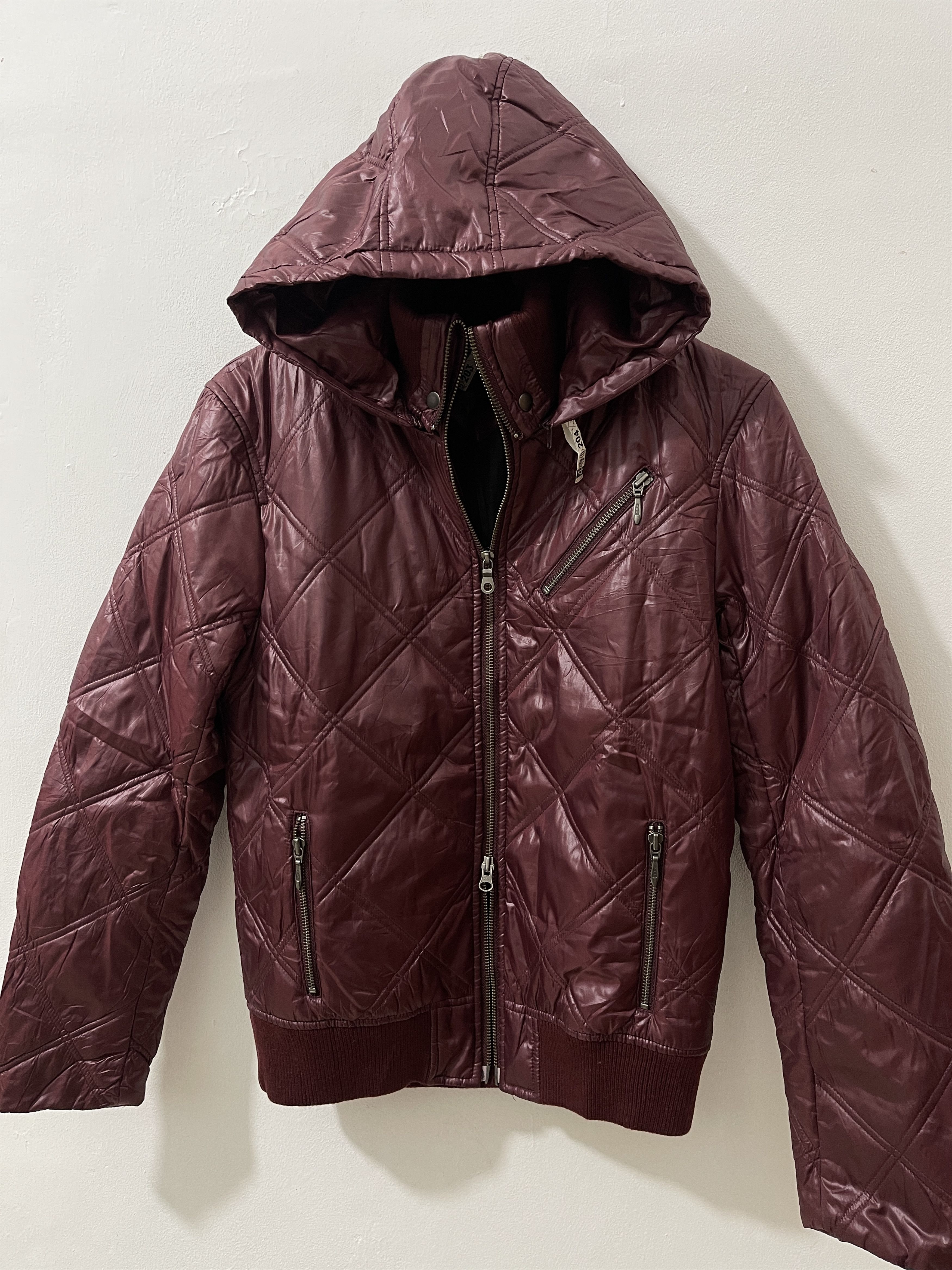 Japanese Brand 2000s Michel Klein Homme Fur Puffer Vkei Style Jacket Size US M / EU 48-50 / 2 - 2 Thumbnail
