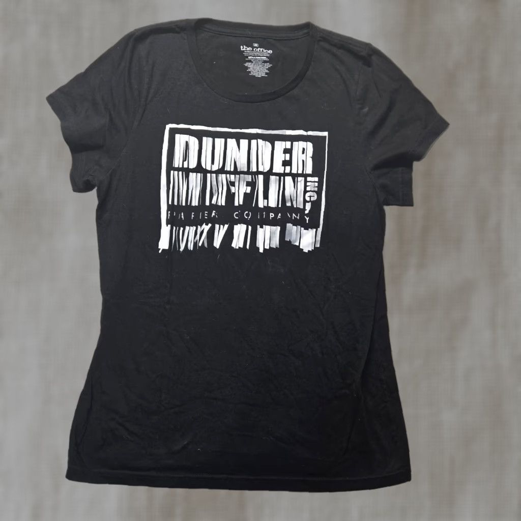 Vintage VINTAGE The Office Shirt Unisex Adults L Black Dunder Mifflin Inc Paper Company Tee T-Shirt Mens Size US L / EU 52-54 / 3 - 1 Thumbnail