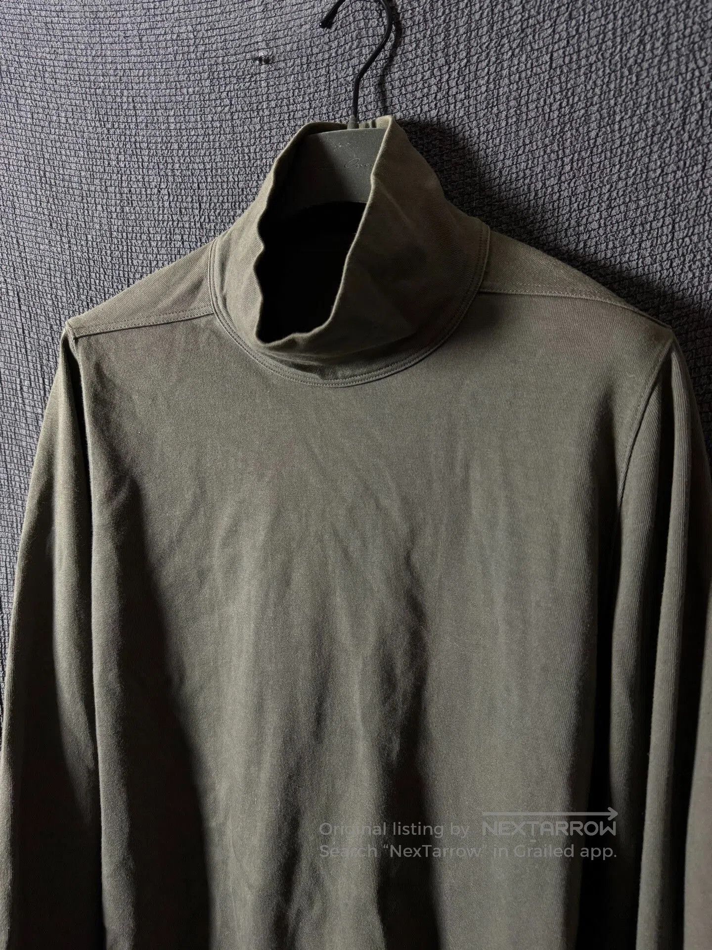 Rick Owens Rick Owens Dark Dust Turtleneck Long Sleeve Shirt. Size US S / EU 44-46 / 1 - 3 Thumbnail