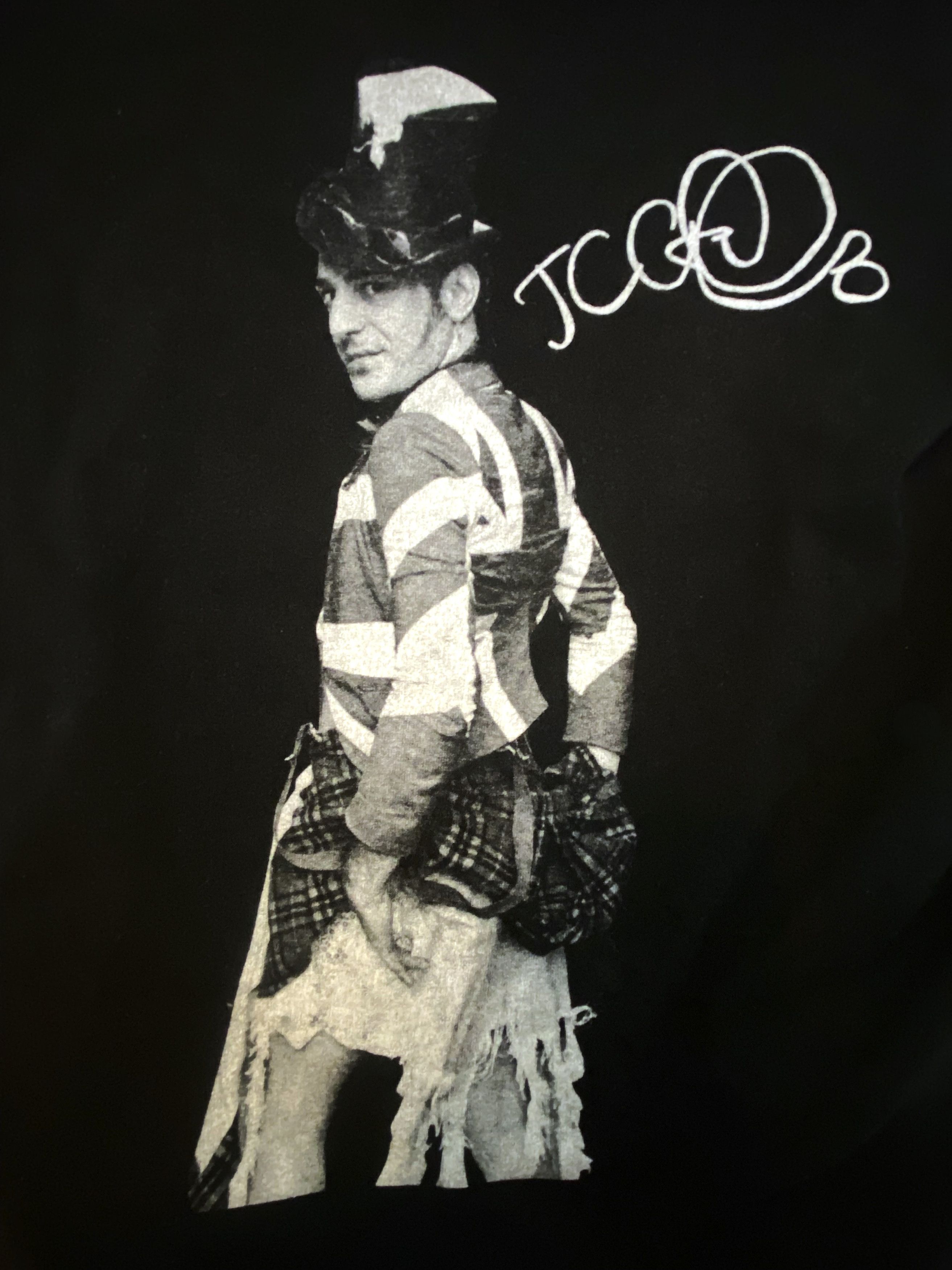 John Galliano John Galliano London 90s Gazette Tee T-shirt Shirt Top Size L / US 10 / IT 46 - 4 Thumbnail