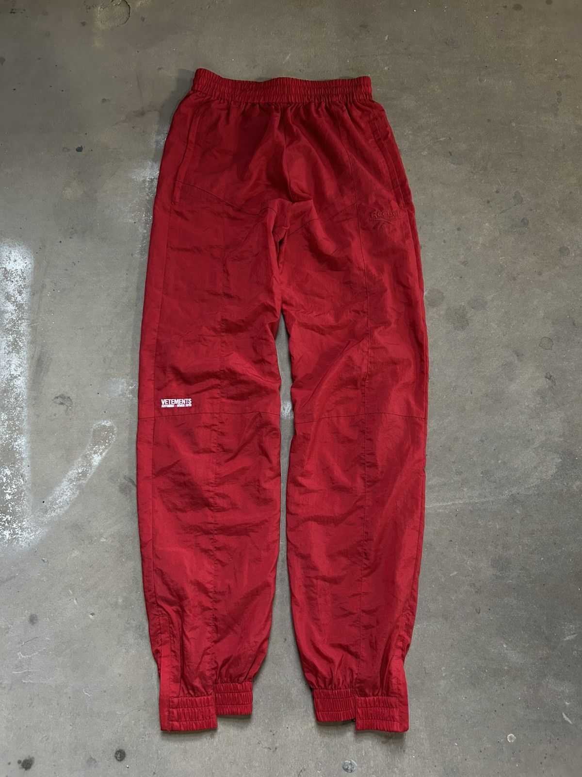Vetements FW18 REEBOK TRACK PANTS | Grailed