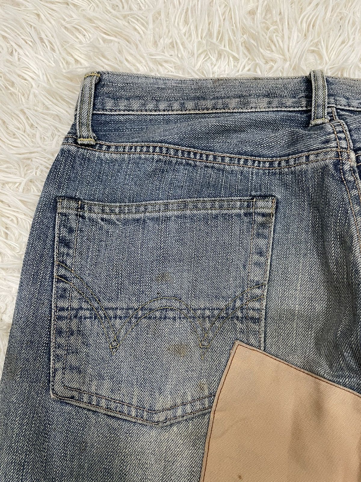 Edwin Final Drop‼️Distressed Vintage Edwin 505 Selvedge Denim Size US 32 / EU 48 - 19 Thumbnail
