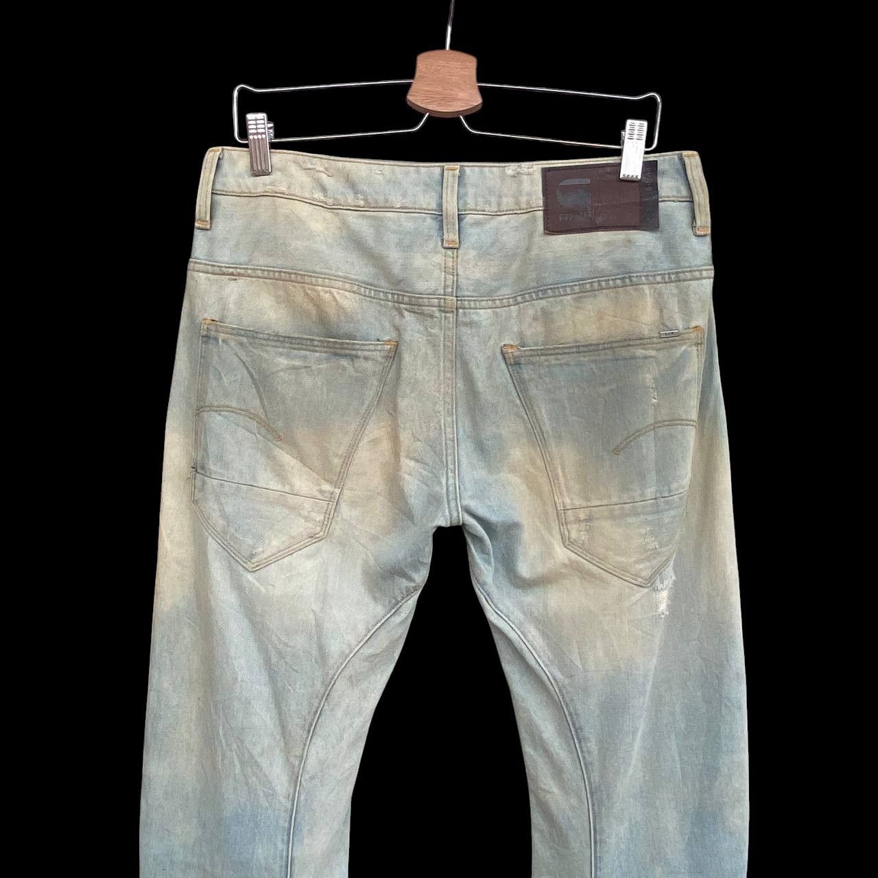 G-Star VTGE GSTAR DISTRESSED JEAN RUSTY WASH ASSYMETRIC LEG SLIMFIT Size US 30 / EU 46 - 12 Thumbnail